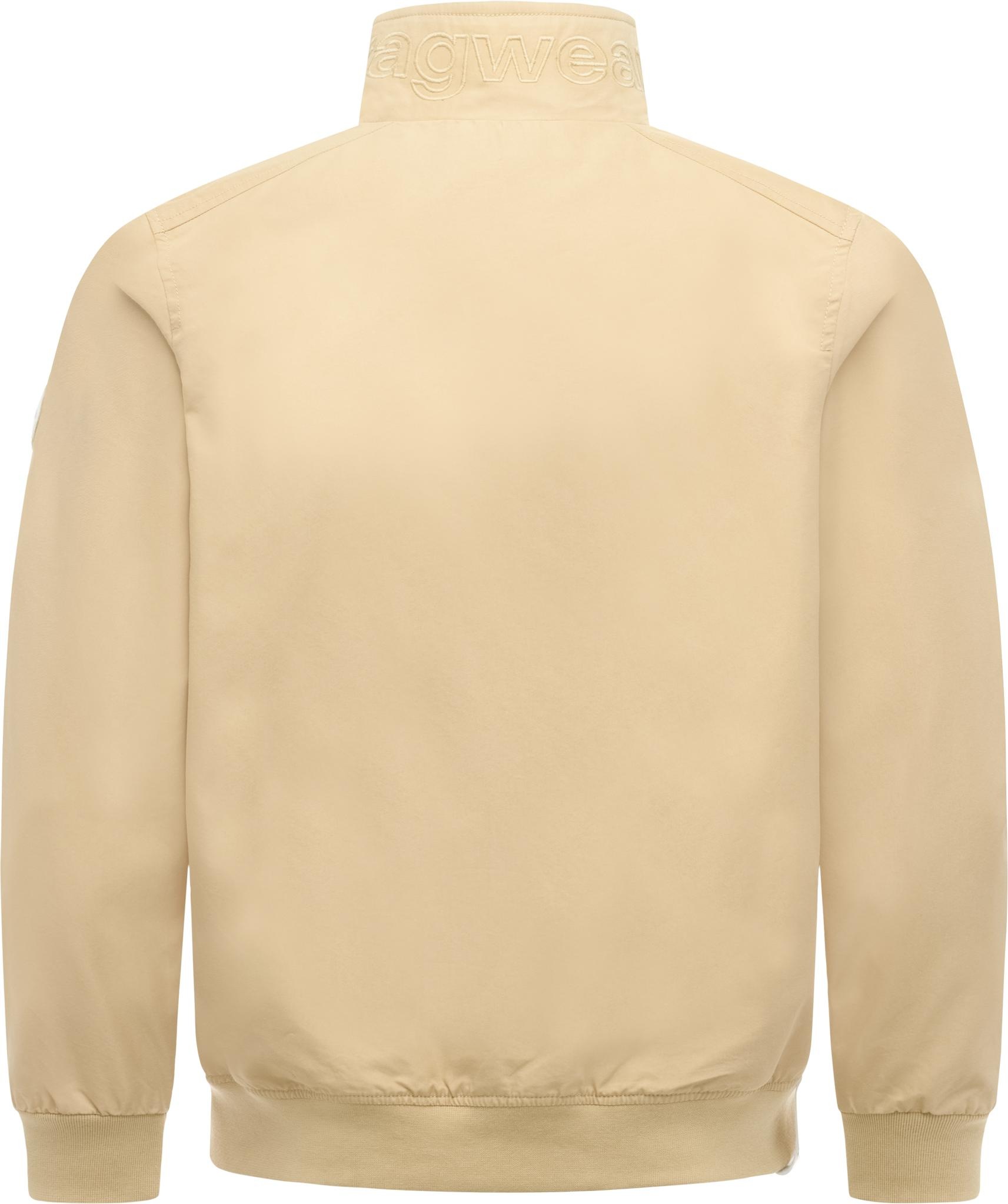 Outdoorjacke RAGWEAR "Izzyk YOUMODO", Herren, Gr. L (52), sand, Obermaterial: 65% Baumwolle, 35% Polyester; Innenfutter: 65% Polyester, 35% Baumwolle; Ärmelfutter: 100% Polyester, gerade hüftbedeckend, hoch geschlossener Ausschnitt, Rippbündchen, Jacken O 2