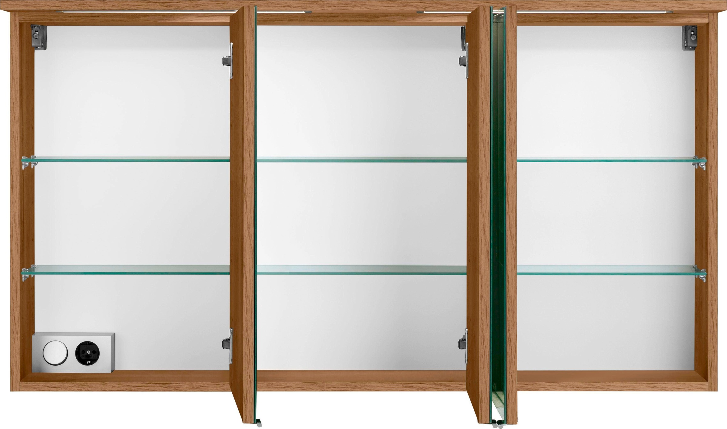 Thumbnail - welltime Spiegelschrank "Lucca" mit LED Beleuchtung