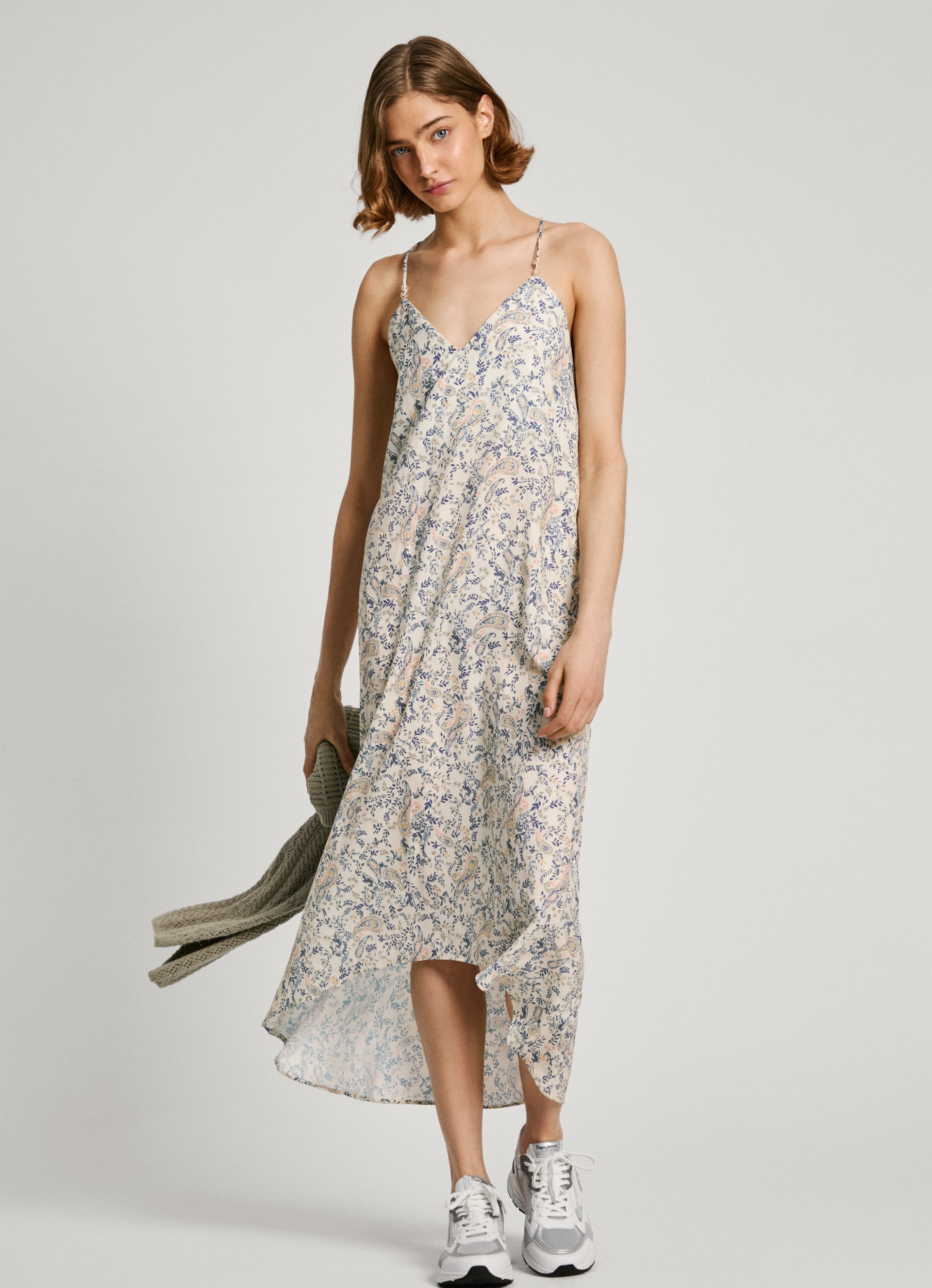 Pepe Jeans Spaghettikleid »MOLLY«, mit Paisley-Print