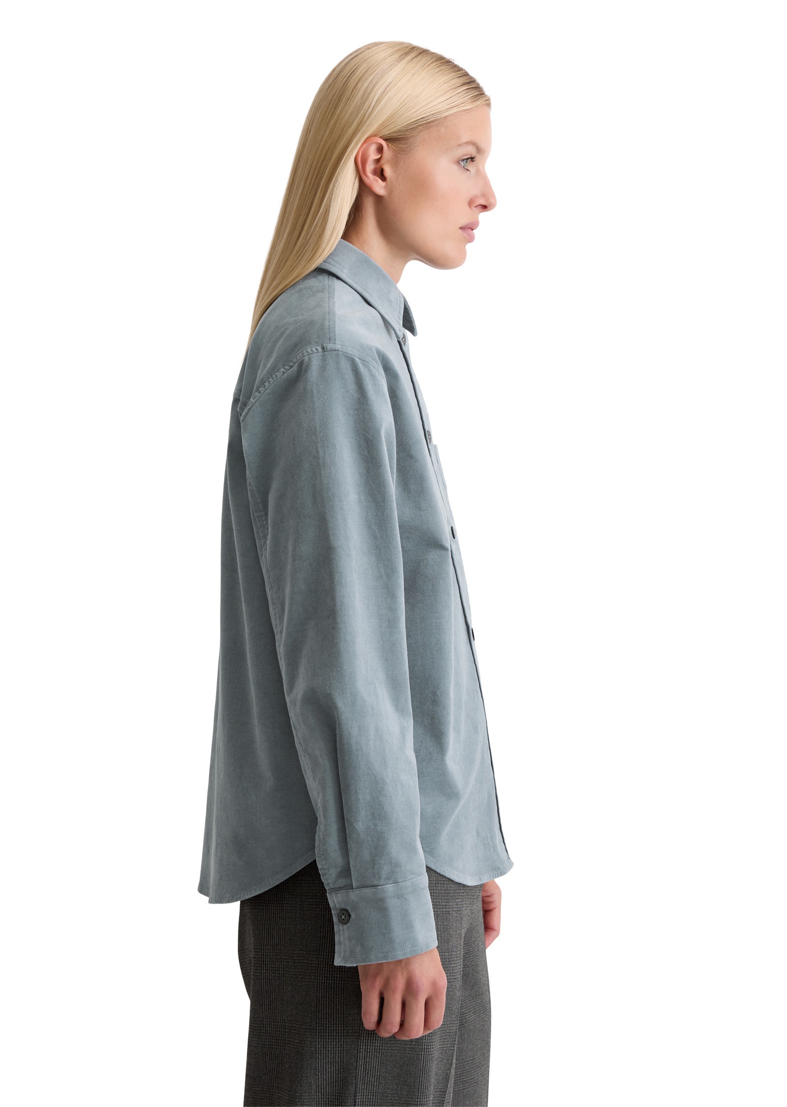 Marc O'Polo Hemdjacke »aus Organic Cotton Stretch« ohne Kapuze