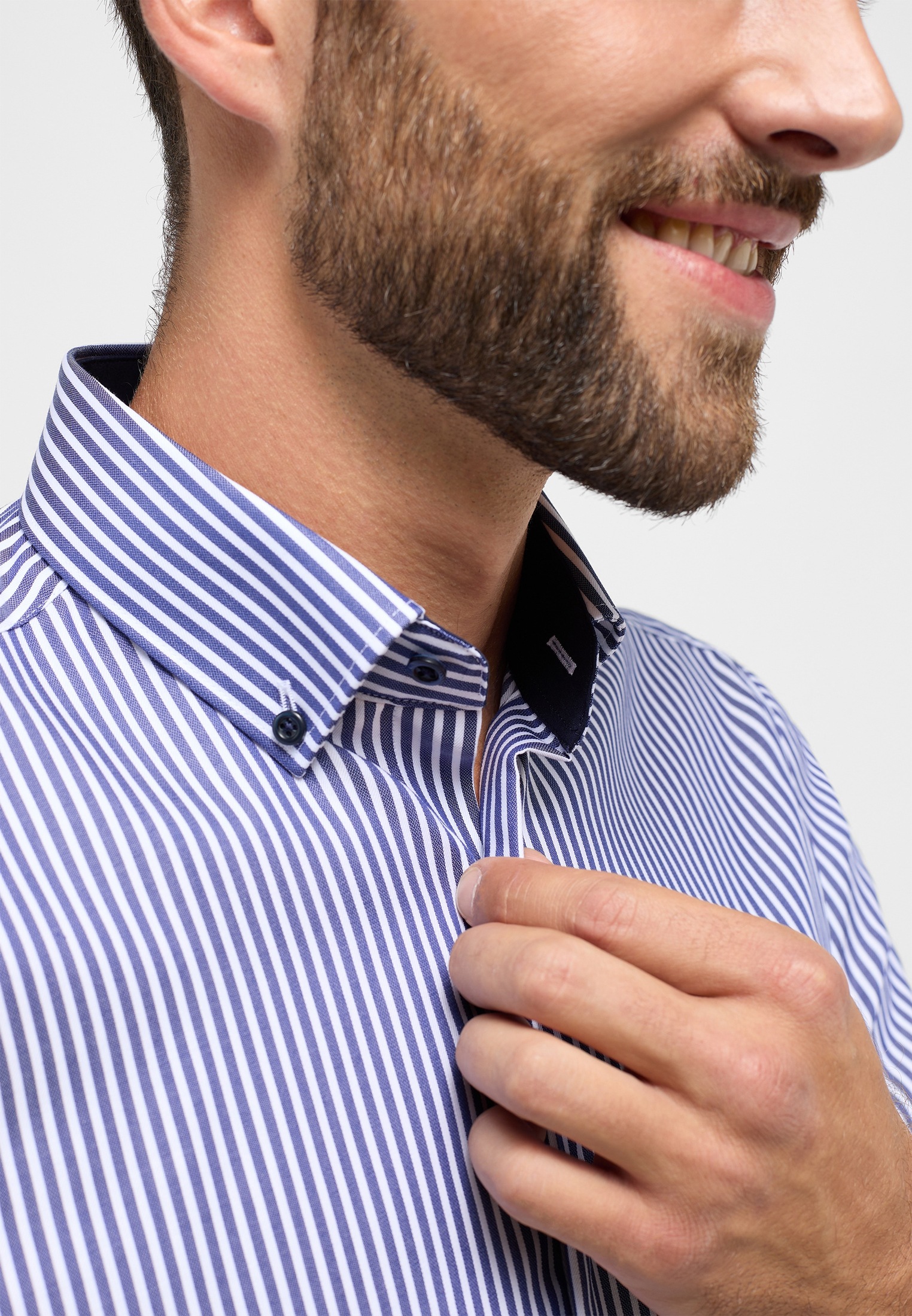 Thumbnail - Eterna Langarmhemd "SLIM FIT" NON IRON (bügelfrei)