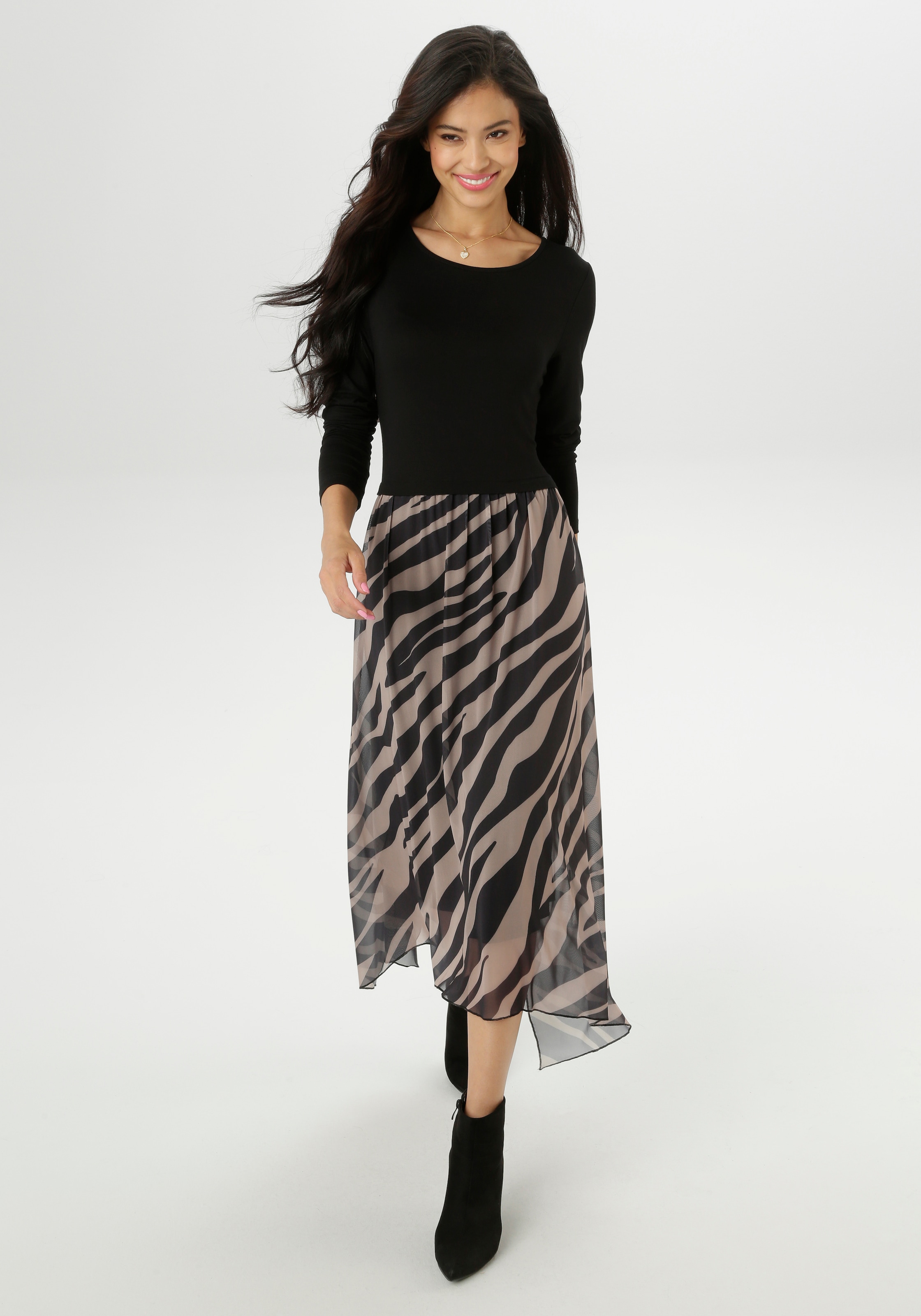 Aniston SELECTED Jerseykleid günstig online kaufen