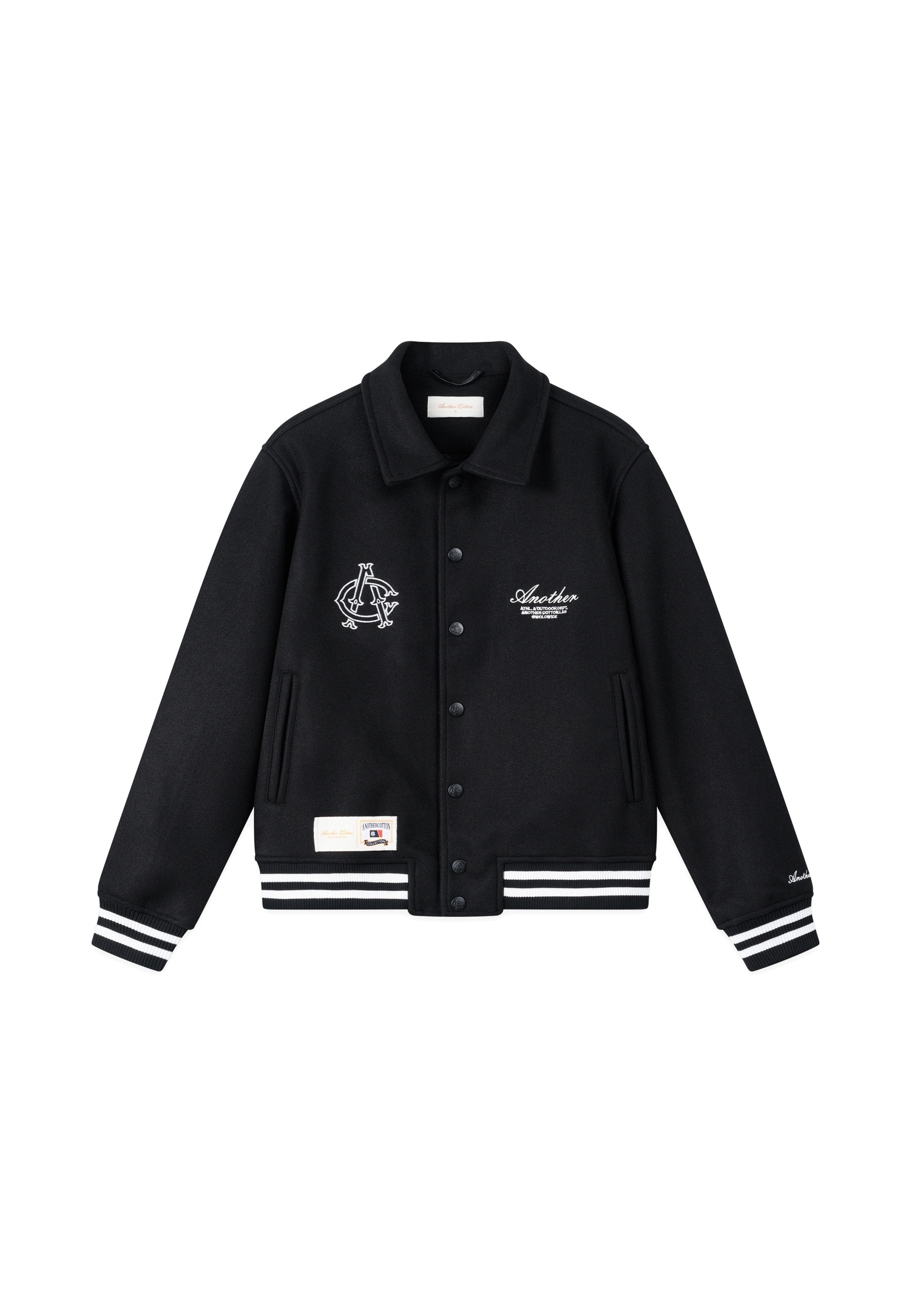 Another Cotton Lab Collegejacke »Another Cotton Lab Another College Jacket« 1 Stk. tlg. ohne Kapuze