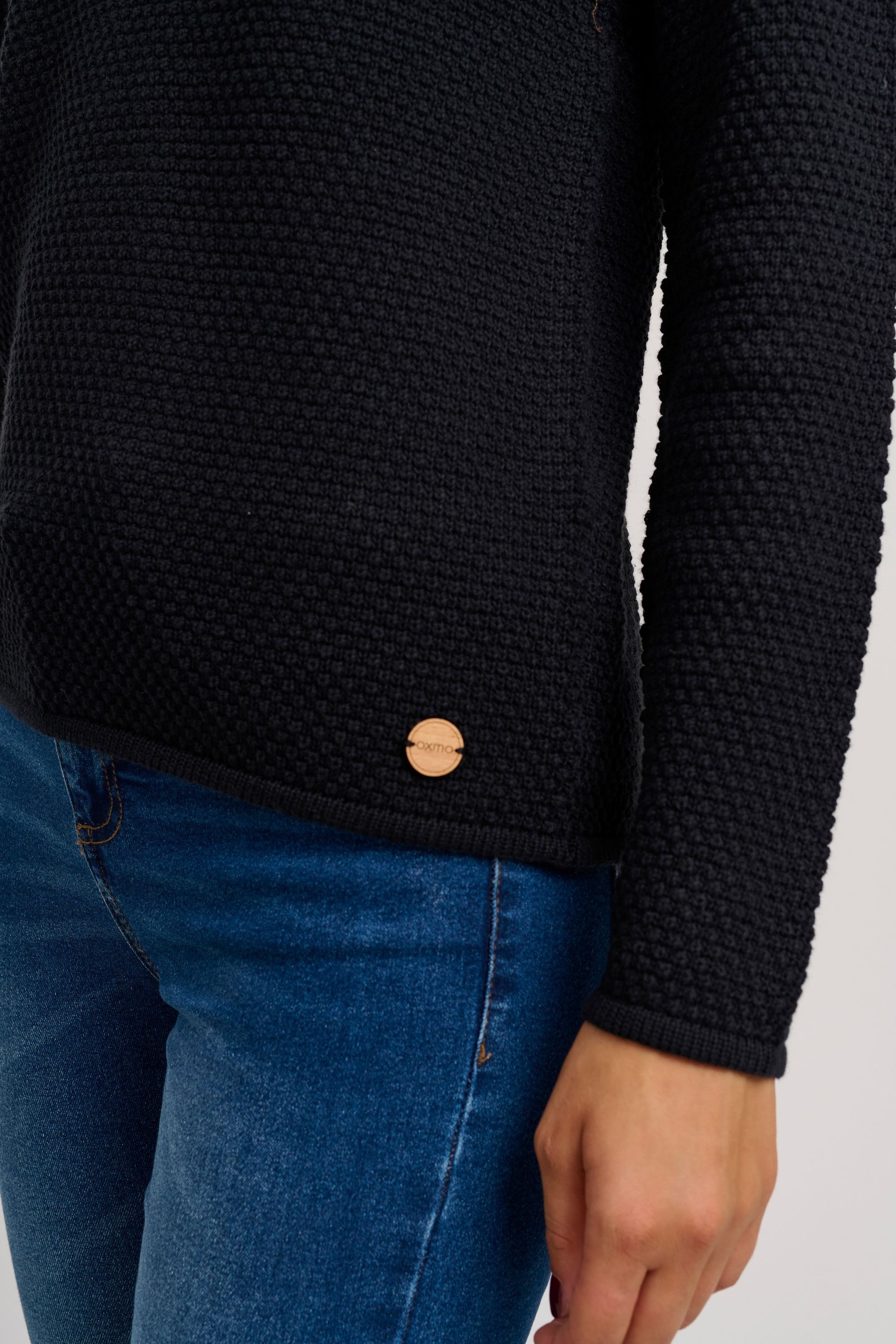 OXMO Strickfleece-Pullover »Strickpullover OXHanna«