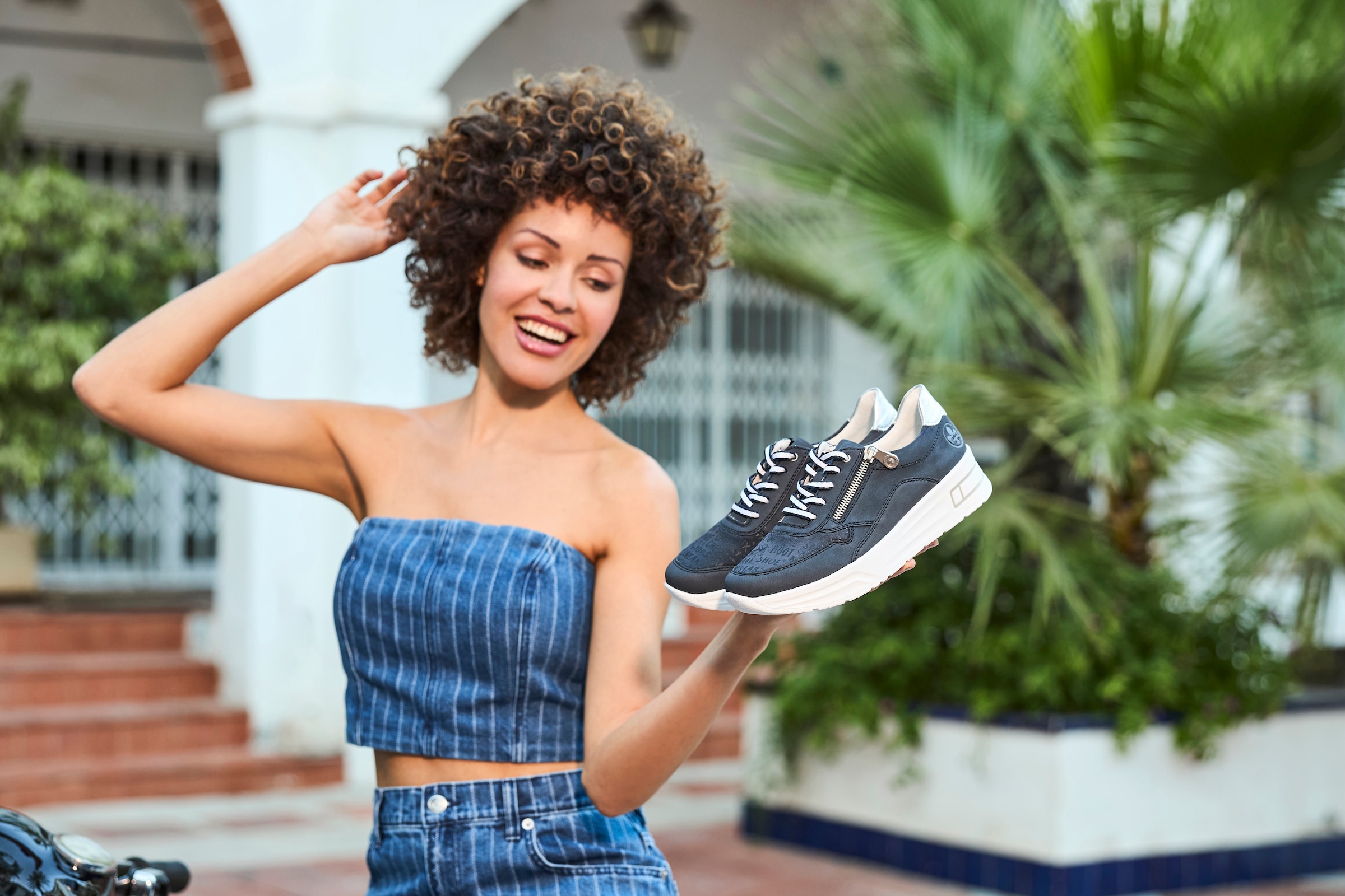 Rieker Plateausneaker, Schnürschuh, Halbschuh, Freizeitschuh mit Soft-Einlage