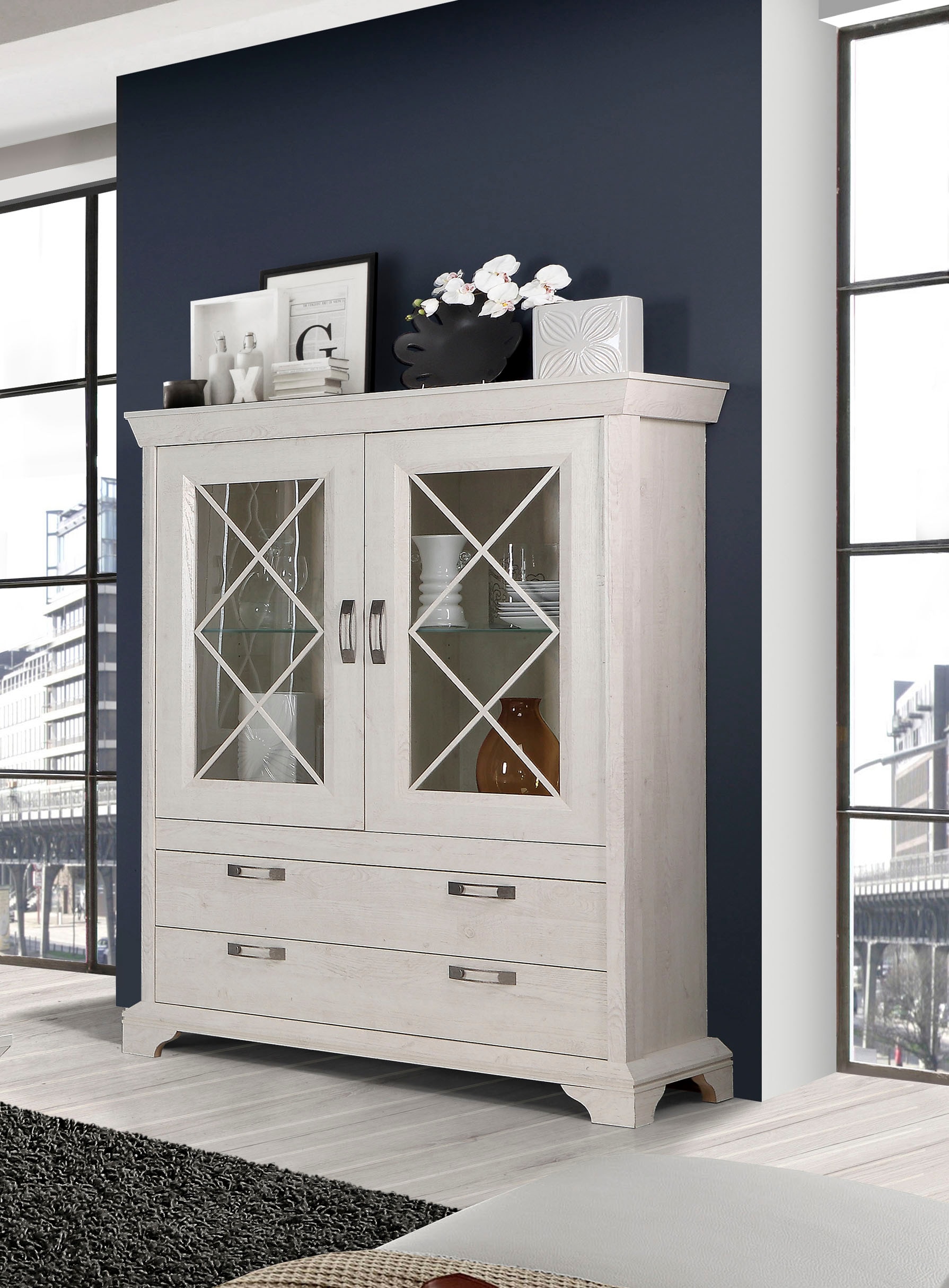 FORTE Highboard »Kashmir«, Breite 123 cm
