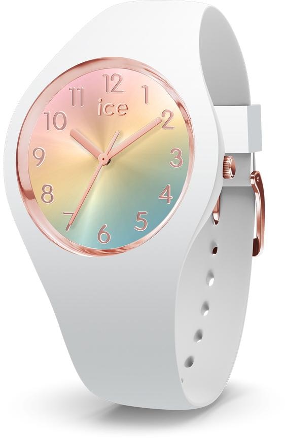 ice-watch Quarzuhr »ICE sunset - Rainbow - Small, 015743«, Armbanduhr, Damenuhr, Silikon, Mineralglas, analog