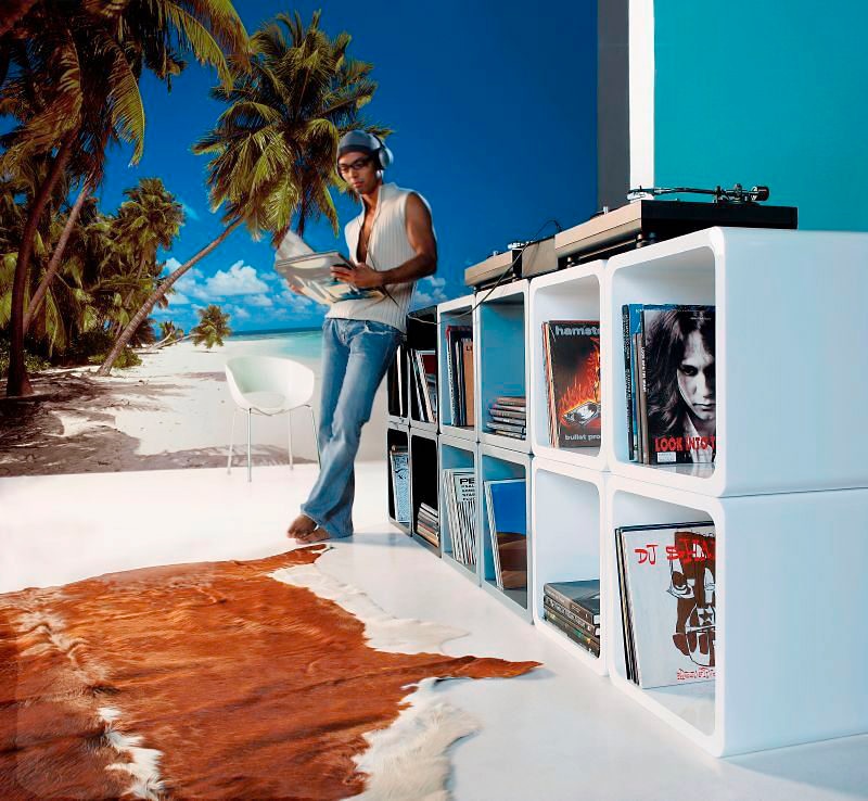 Komar Fototapete »Maldives - Größe 368 x 254 cm« bedruckt glatt Wohnzimmer, Schlafzimmer