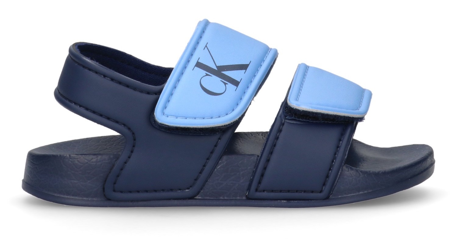 Calvin Klein Jeans Sandale, Badesandale, Wasserschuh, Klettschuh mit robuster Innensohle