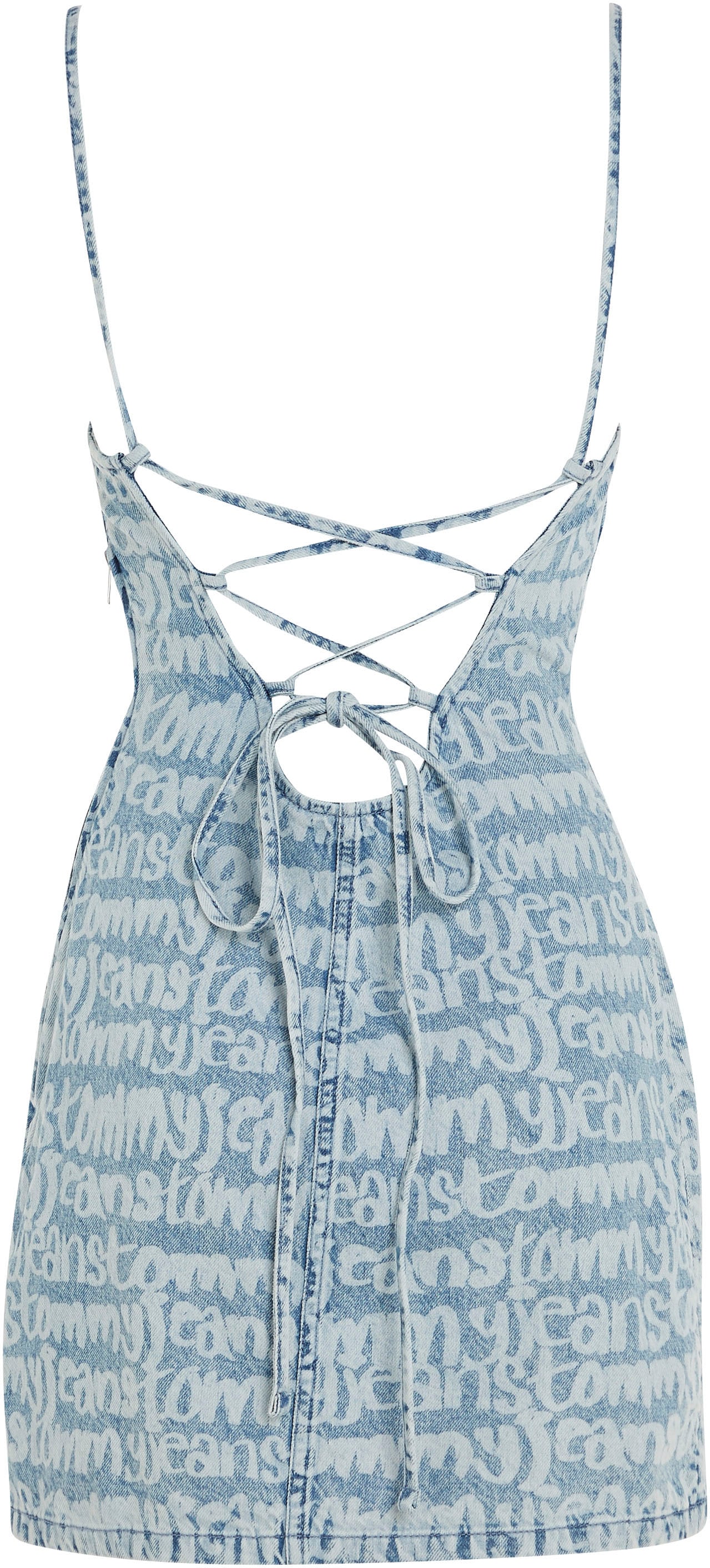Tommy Jeans Jeanskleid »TJW TIE BACK TJ GRAFFITI DRESS«, Grafitti, Y2K  Style, Sommerkleid für kaufen | BAUR