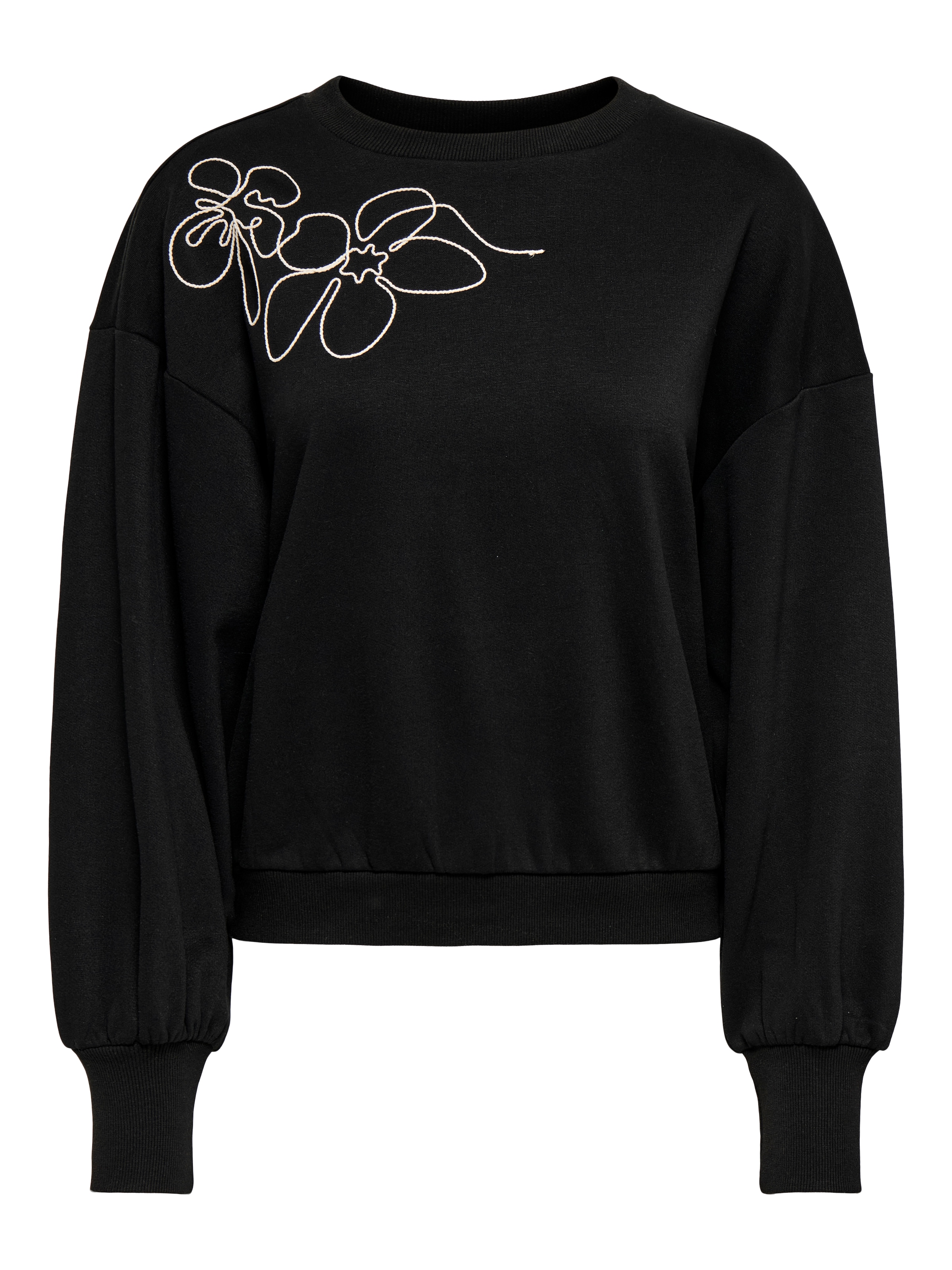 ONLY Sweatshirt "ONLBROOK L/S CHEST EMB CS SWT" günstig online kaufen