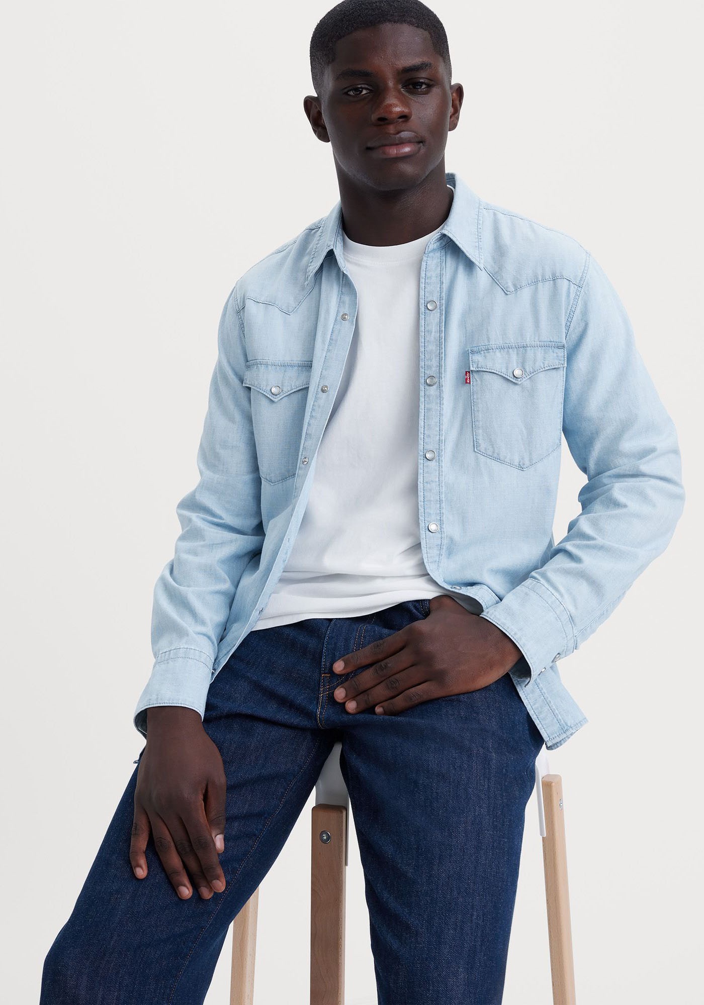 Levi's® Jeanshemd »LE BARSTOW WESTERN STAND«, mit Brusttaschen