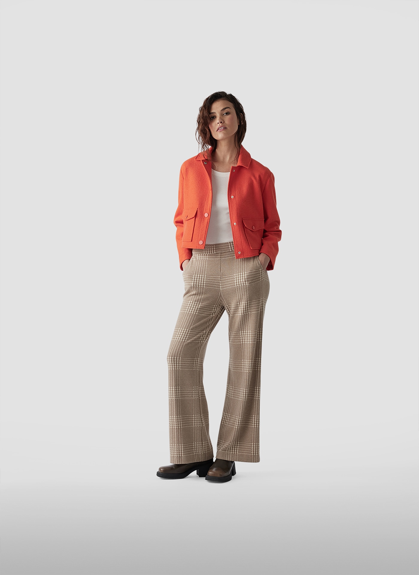 LeComte Jerseyhose »LeComte Glencheck-Hose für klassischen Look mit modernem Komfort«