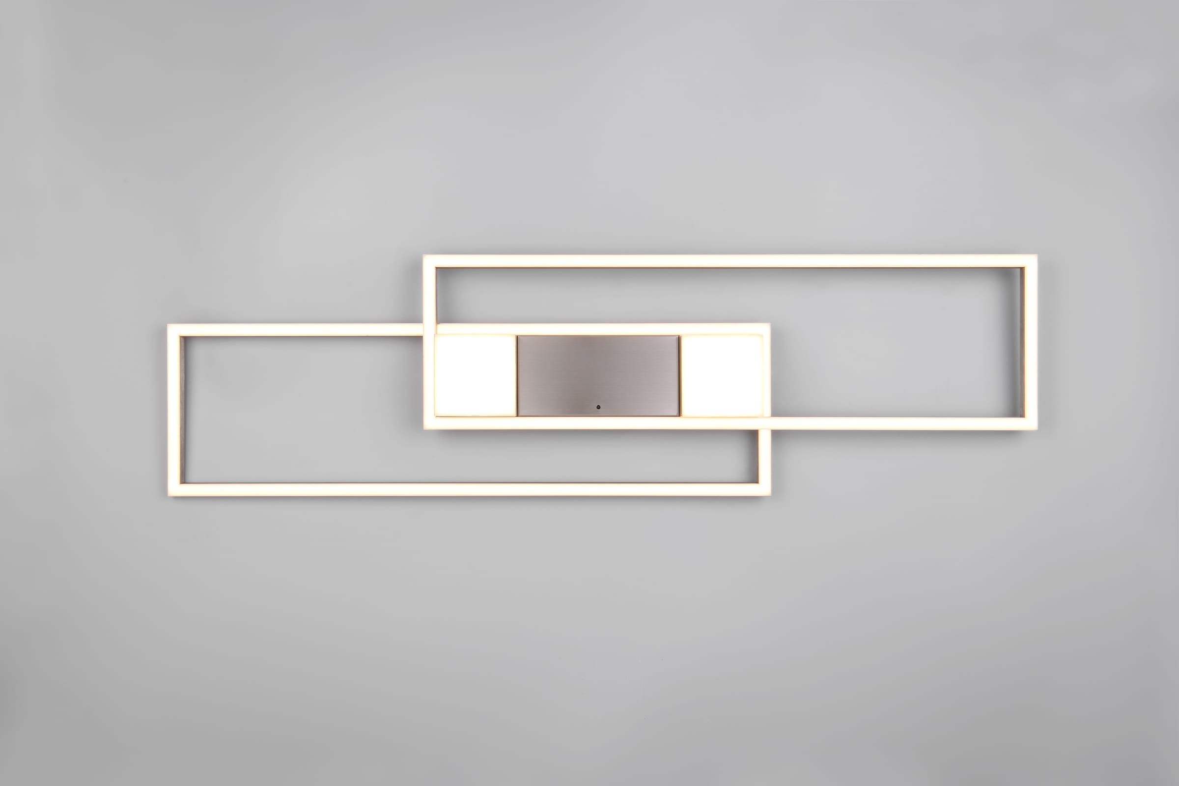 TRIO Leuchten LED Deckenleuchte »ALBANY LED Deckenlampe 37W 4300 Lumen warmweiß bis kaltweiß 2700-6500K«, 1 flammig, Leuchtmittel LED-Board | LED fest integriert, Fernbedienung, Lichtfarbe einstellbar, Memory, Nachtlicht, dimmbar