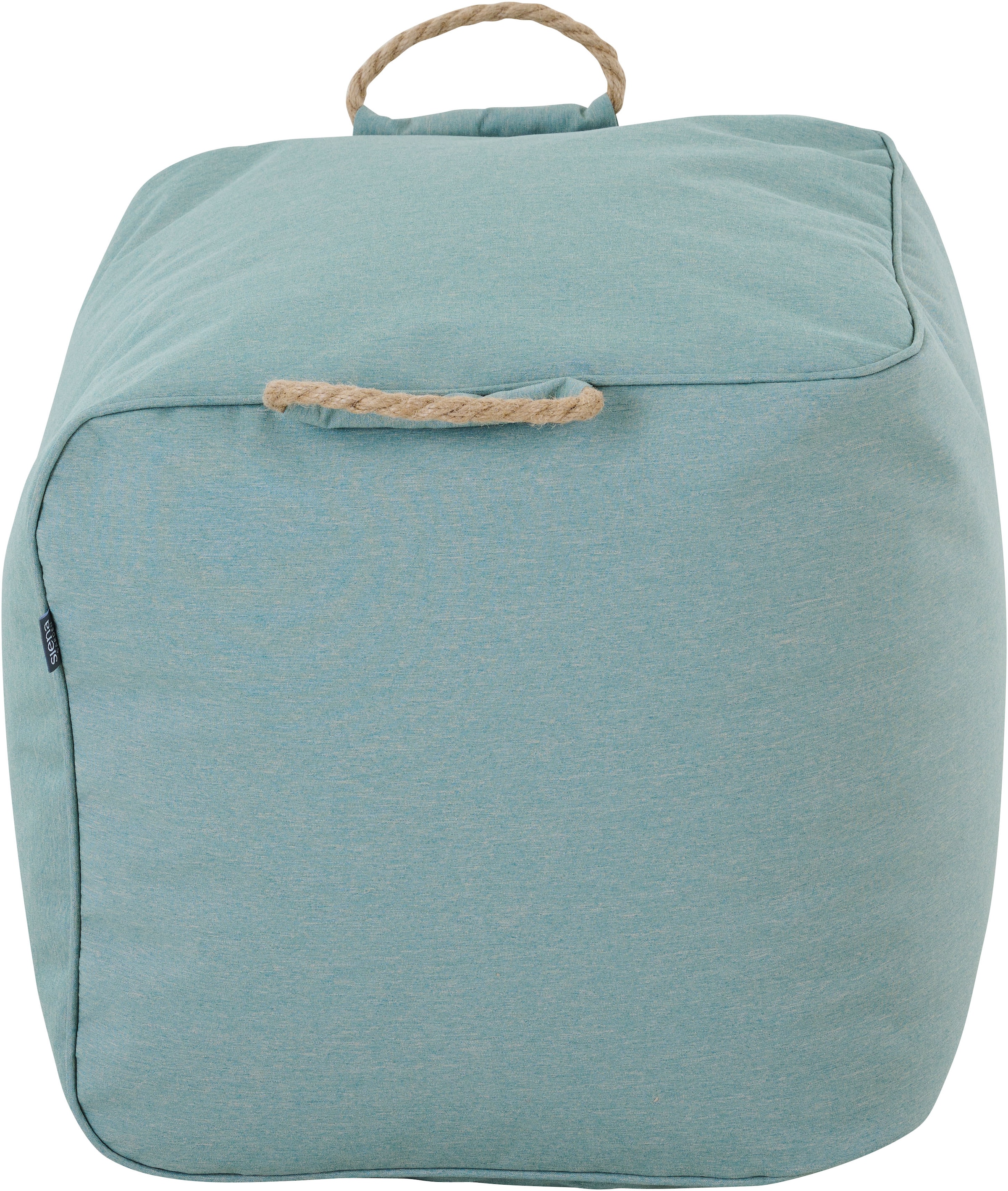 Siena Garden Sitzhocker »Integral Hocker 46 x 48 x 46 cm, Farbe nilgreen« Meliert, Bezug aus 100% Polyester, PE-beschichtet