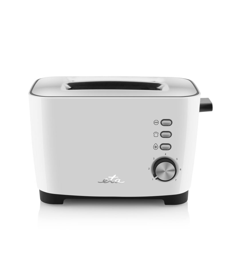 eta Toaster »Ronny ETA316690000«, 2 kurze Schlitze, für 2 Scheiben, 800 W, weiß, in einem edlen Design und 7 Bräunungsstufen