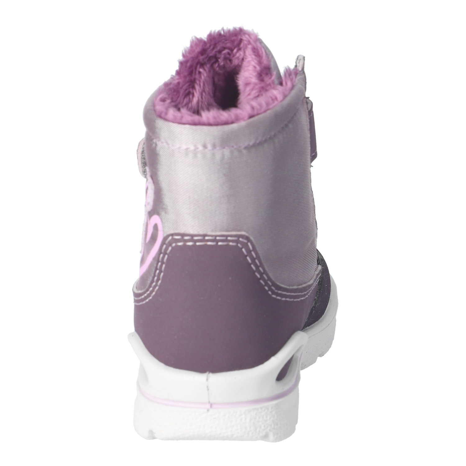 PEPINO by RICOSTA Winterboots »MELINA, WMS: mittel«  Klettboots mit Herzchen-Applikation, Größenschablone zum Download