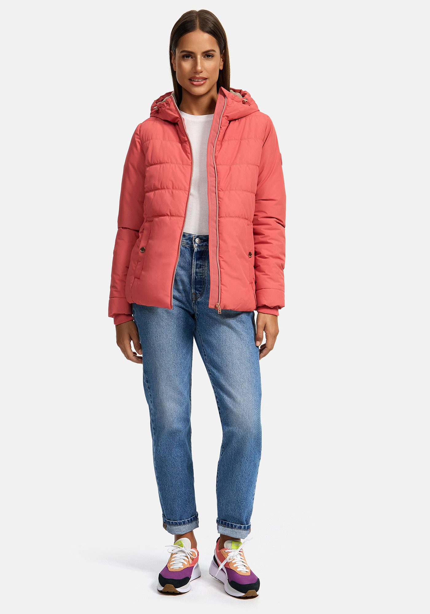 Marikoo Steppjacke »Alemee«, Mit warmen Fleecestoff im Inneren