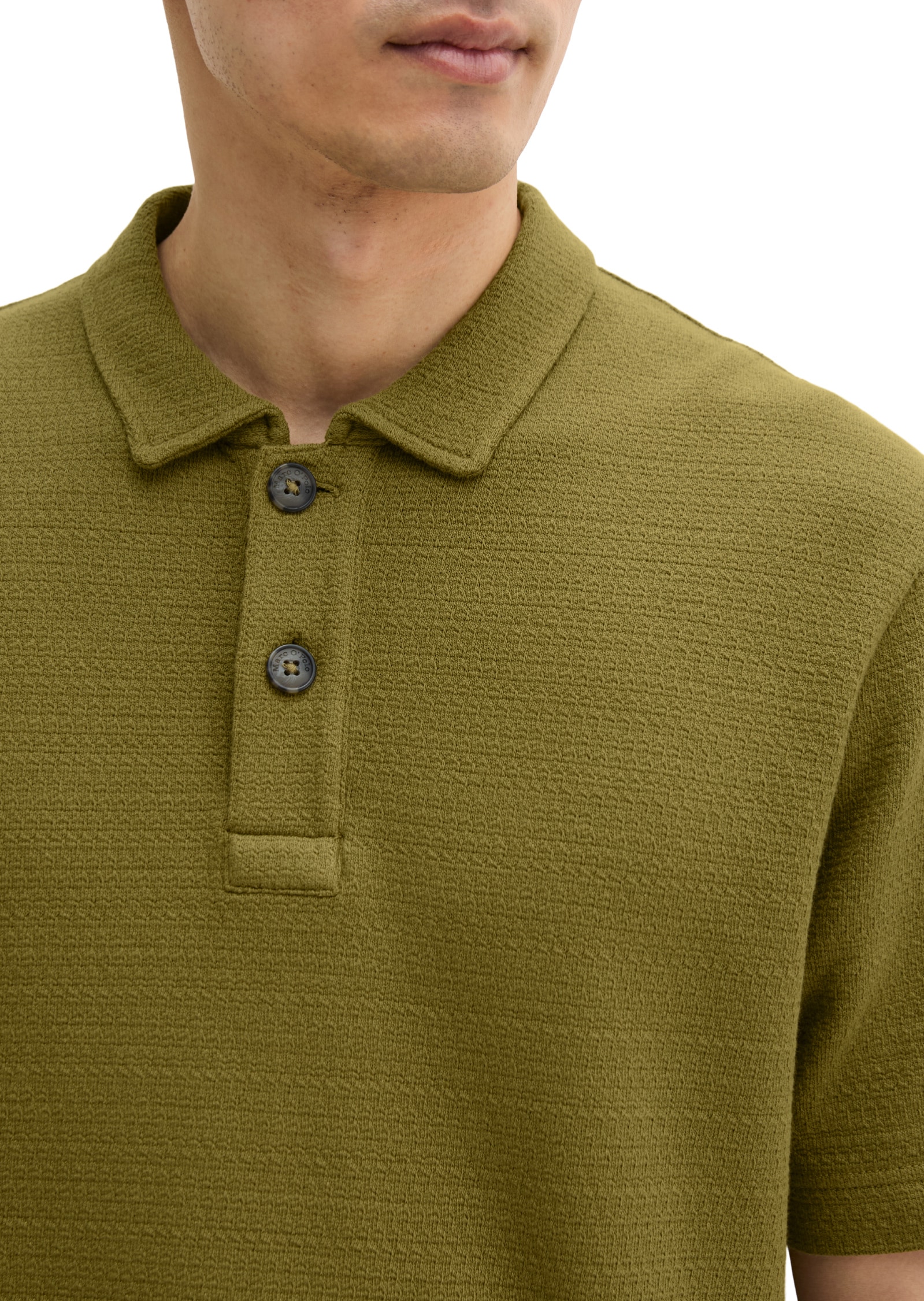 Marc O'Polo Poloshirt »mit feiner Struktur«