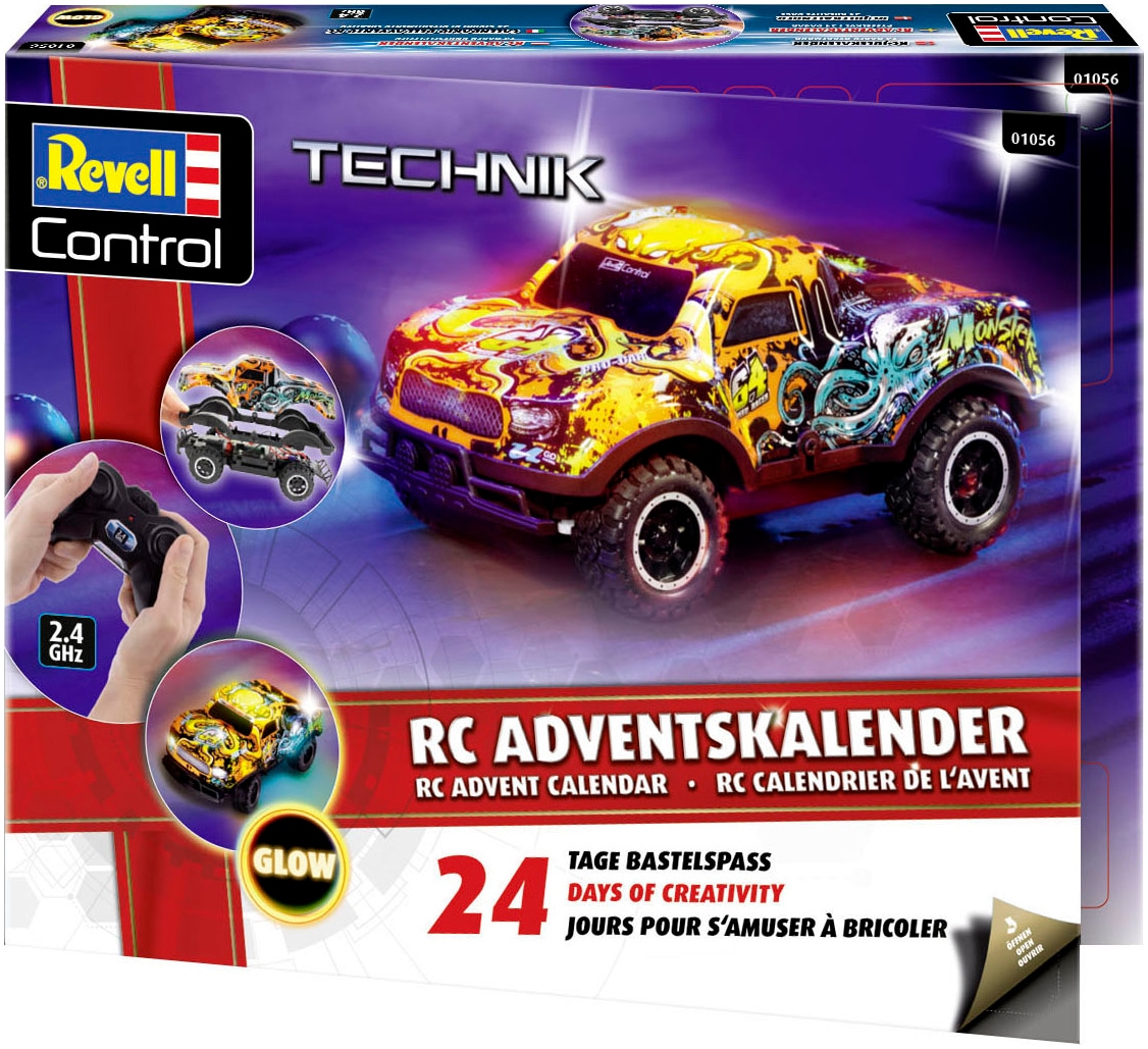 Revell® Spielzeug-Adventskalender »Christmas Driver, ferngesteuertes RC Auto zum Selberbauen«, ab 6 Jahren