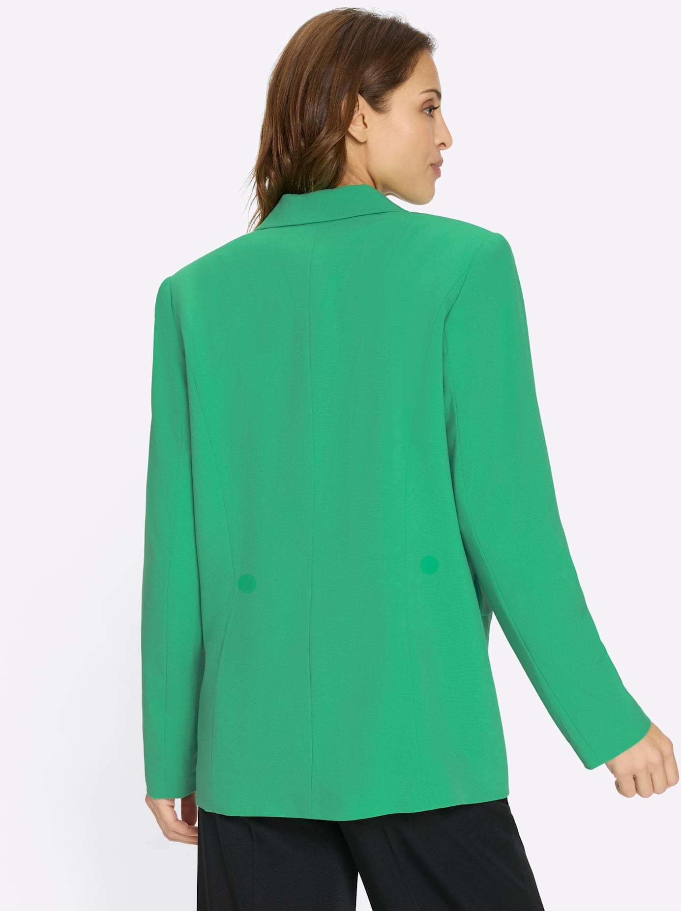 INSPIRATIONEN Women's Double-Breasted Blazer Grass Green Size 44 2