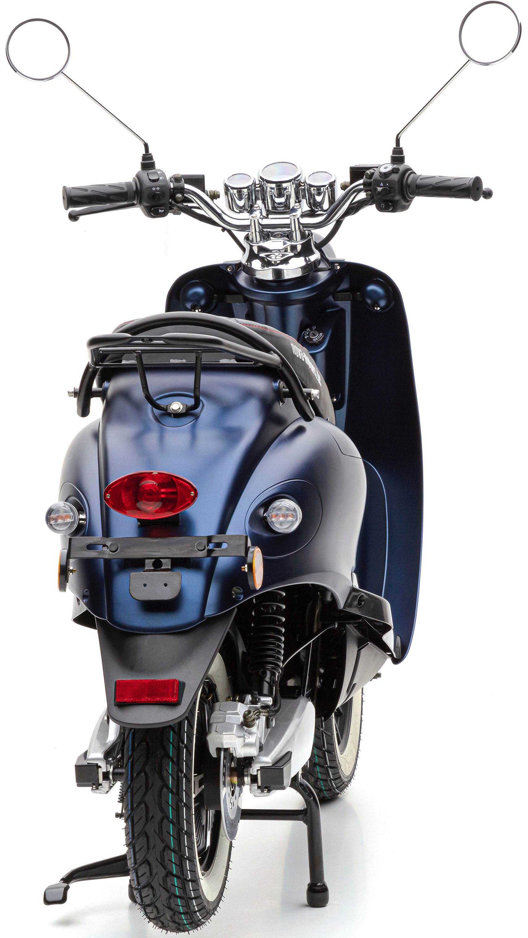 Nova Motors E-Motorroller »eRetro Premium«, gesteppter kaufen BAUR digitalem | Tacho Rechnung Weißwandreifen, Mit Li Sitzbank online auf Star und