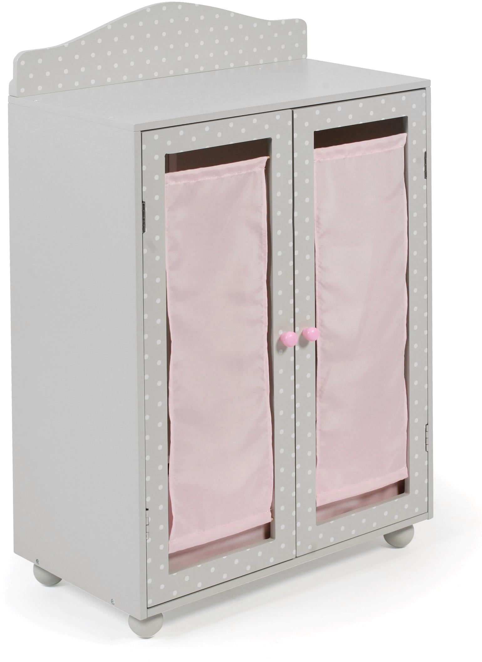 CHIC2000 Puppenkleiderschrank »Puntos, grey«