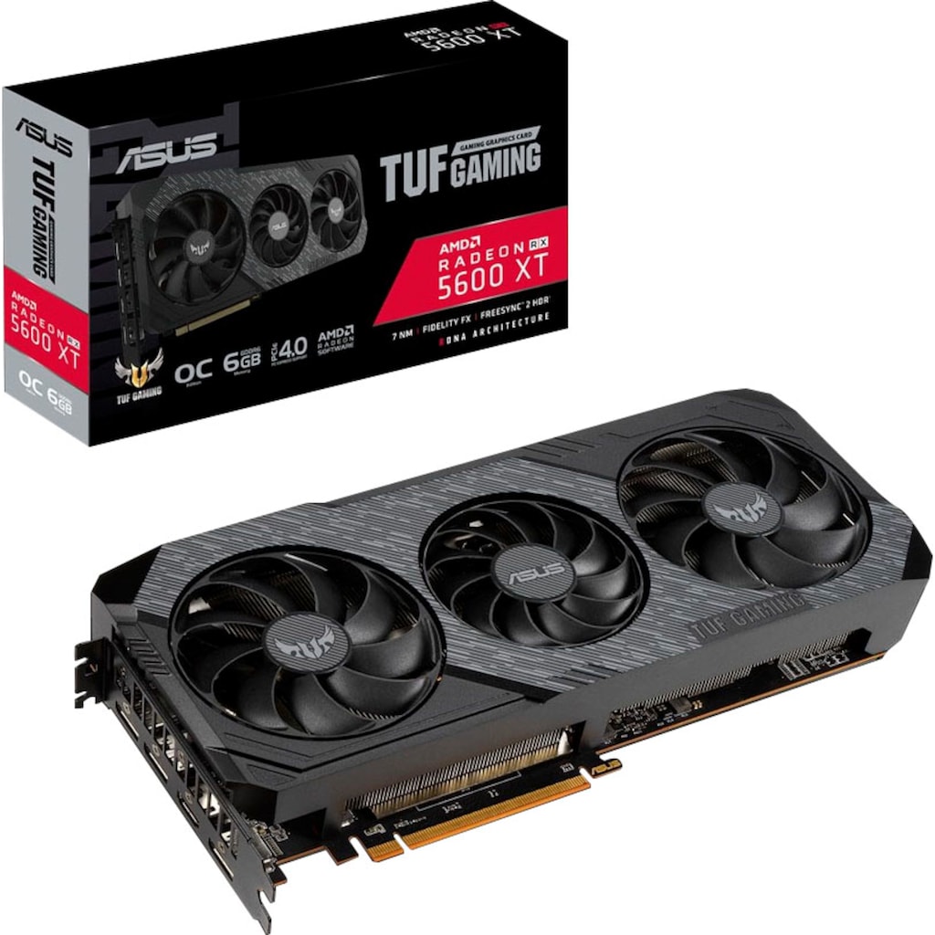 Asus Grafikkarte »TUF 3 RX 5600XT O6G EVO GAMING«, 6 GB, GDDR6