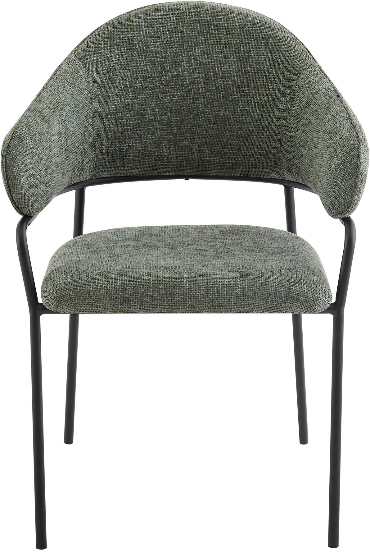 byLIVING Esszimmerstuhl »Curve«, (Set), 2 St., Webstoff, moderner Stoff Stuhl mit gemütlichem Sitzkomfort, verschiedene Farben.