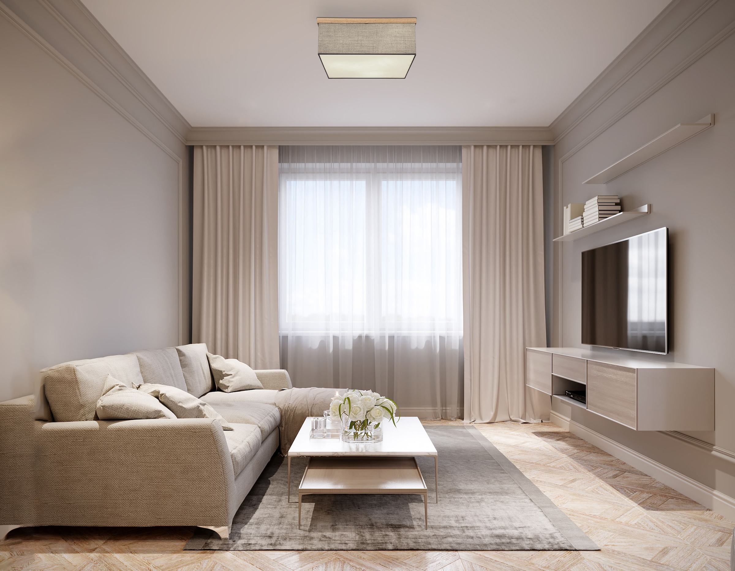 GLOBO LIGHTING Deckenleuchte »OSSI« E27 1 Stk. Deckenleuchte für Wohn- & Esszimmer schwarz Holz