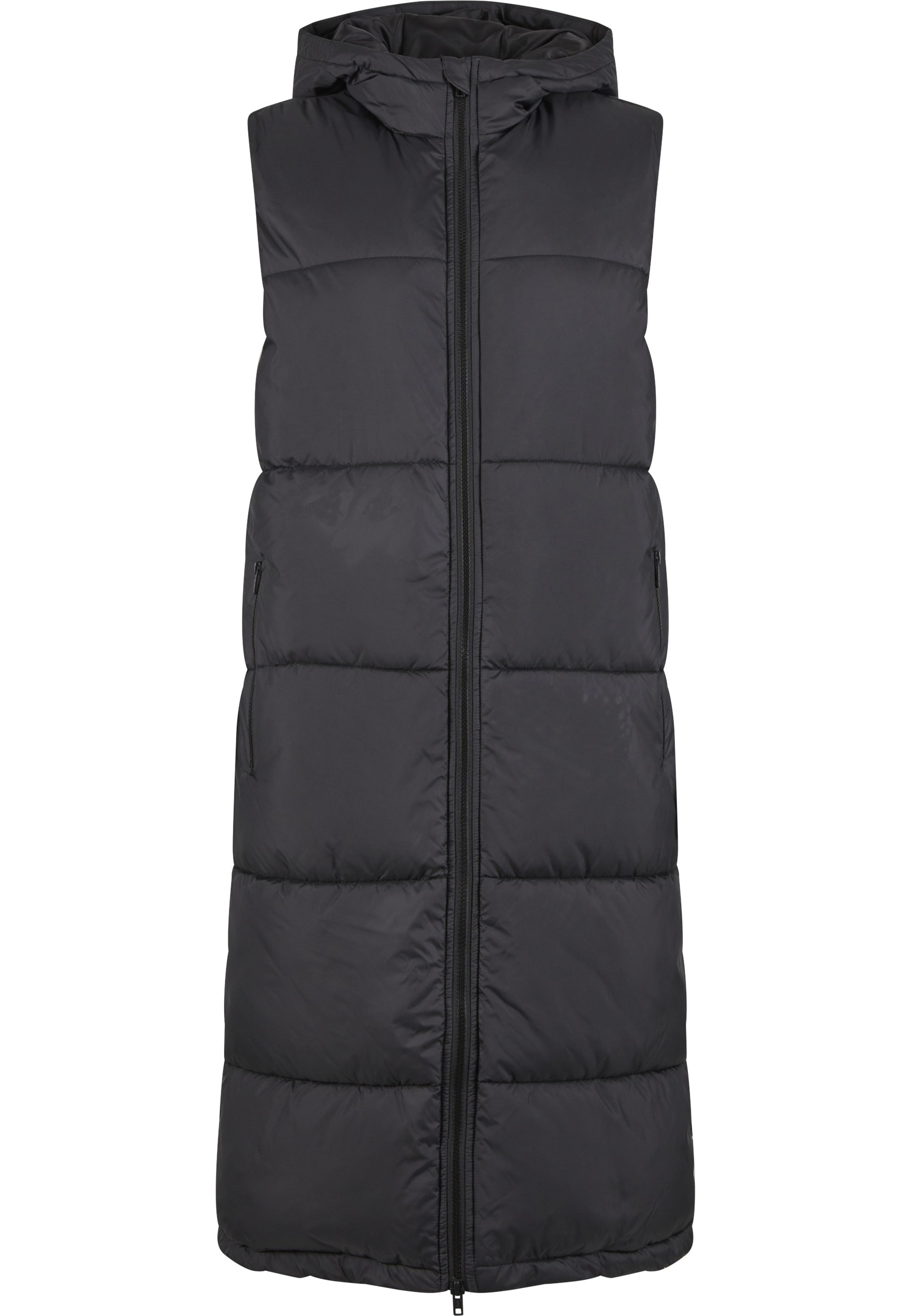 URBAN CLASSICS Steppweste "Urban Classics Ladies Long Hooded Puffer Vest" günstig online kaufen