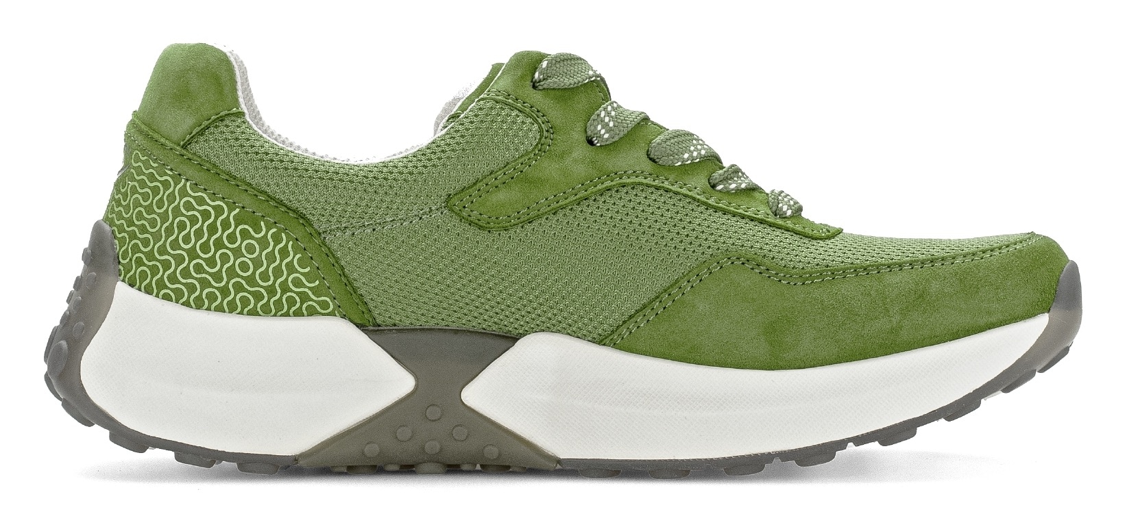 Gabor Rollingsoft Keilsneaker, Freizeitschuh, Halbschuh, Schnürschuh mit OPTIFIT-Fußbett
