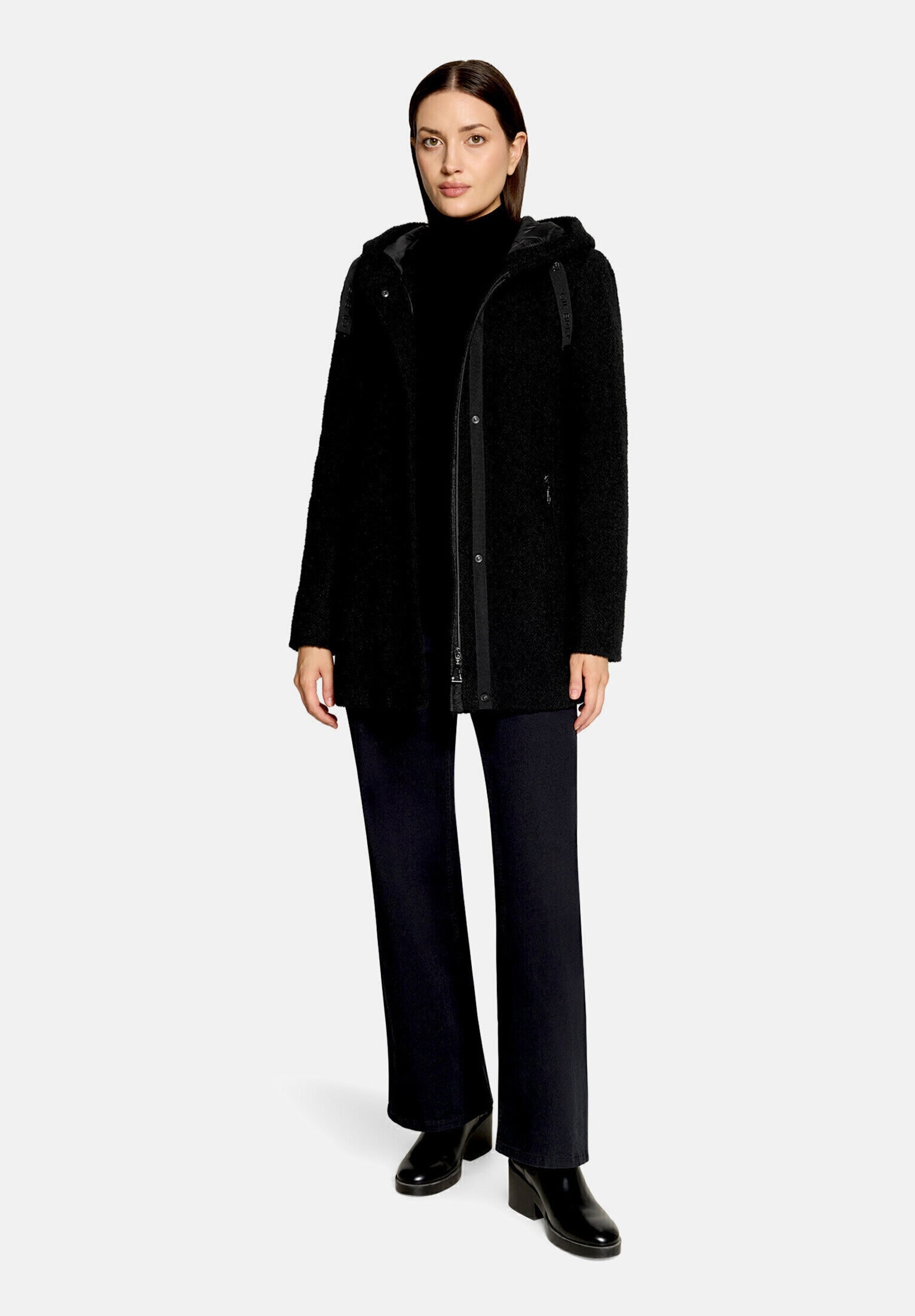 Gil Bret Wolljacke "Damen mit Kapuze" mit Kapuze