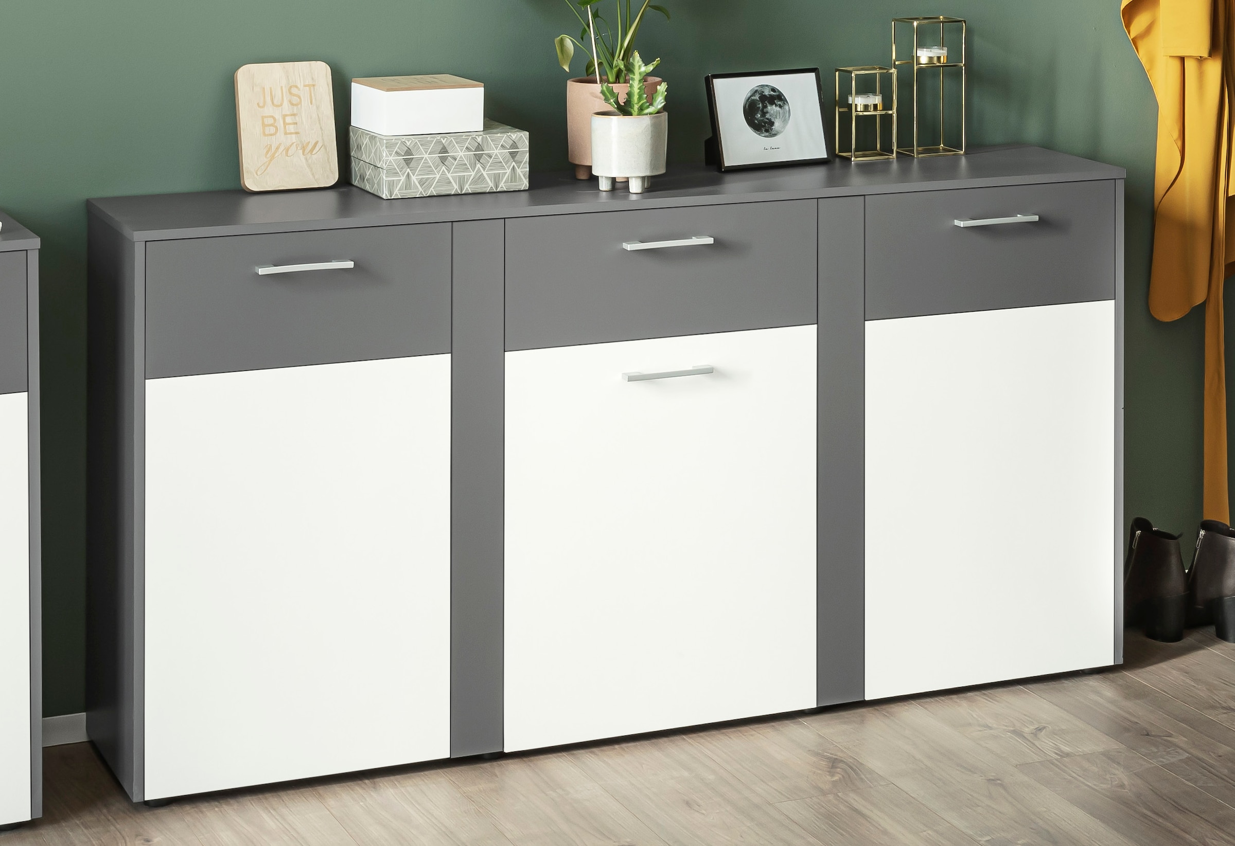 VOGL Möbelfabrik Kommode "Tirent" mit 3 Türen und 1 Schubkasten günstig online kaufen