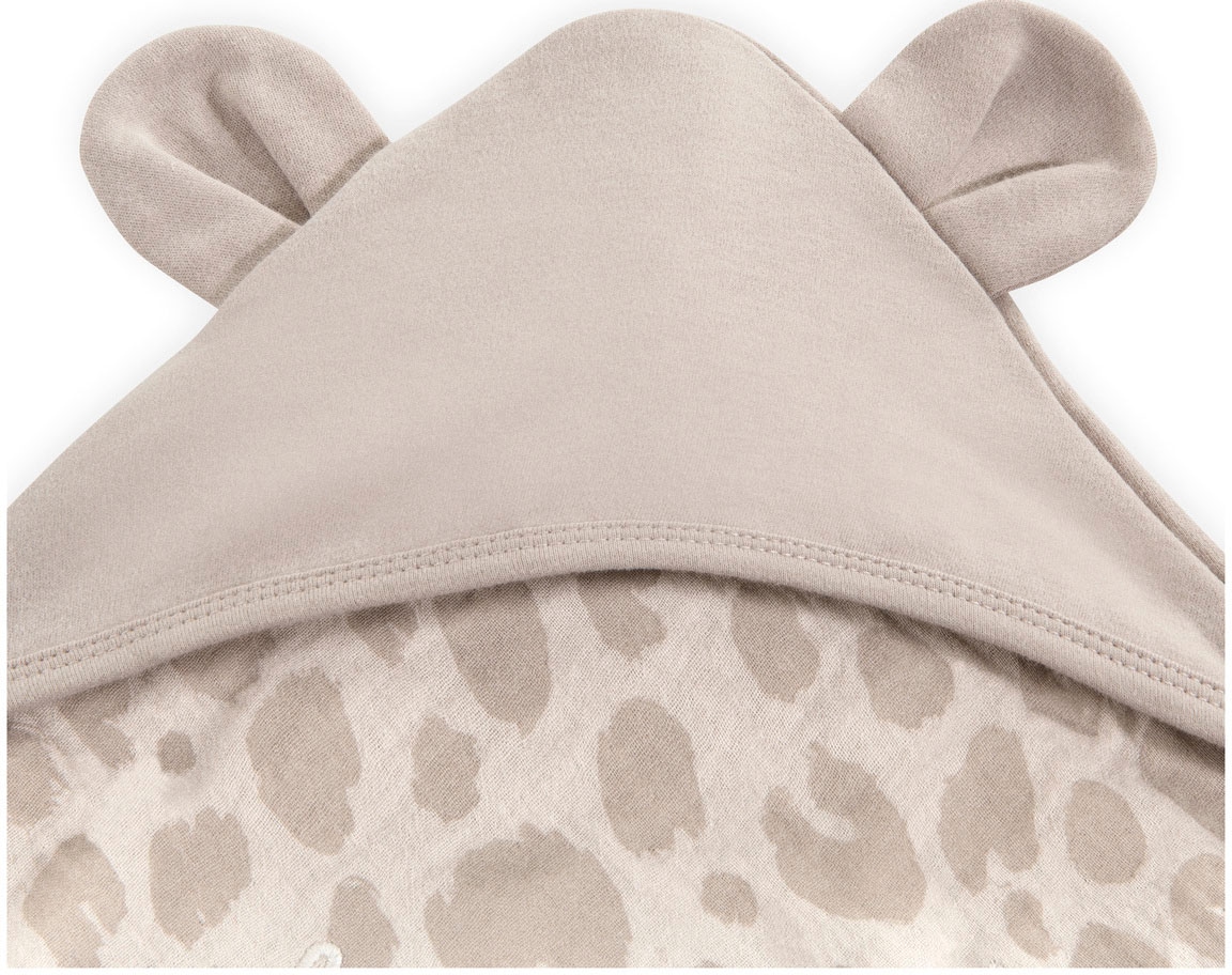 Hauck Babydecke »Baby Einschlagdecke, Snuggle N Dream leo natural«, mit Kapuze