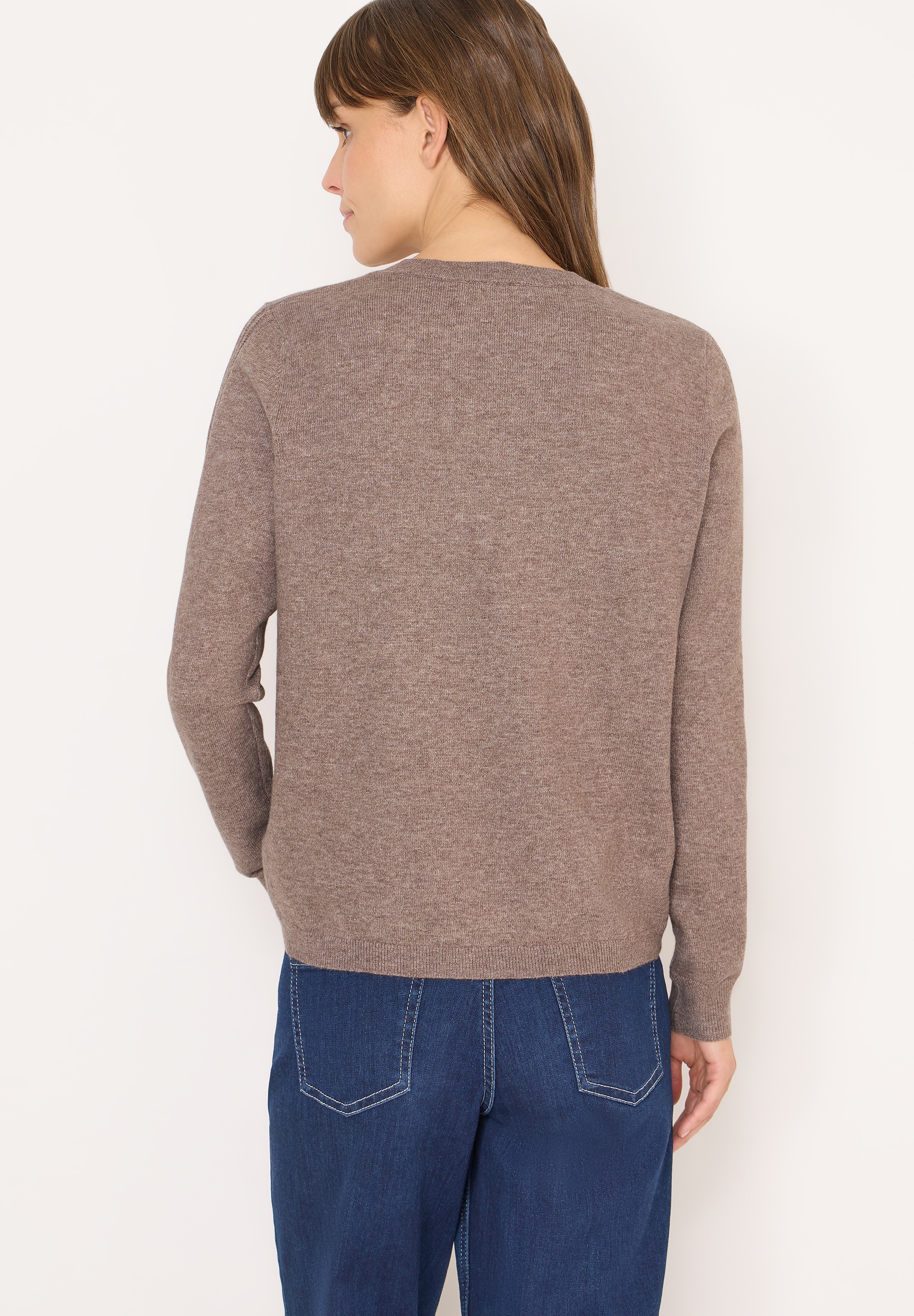 Thumbnail - Cecil Strickpullover mit V-Ausschnitt und Ärmeldetails