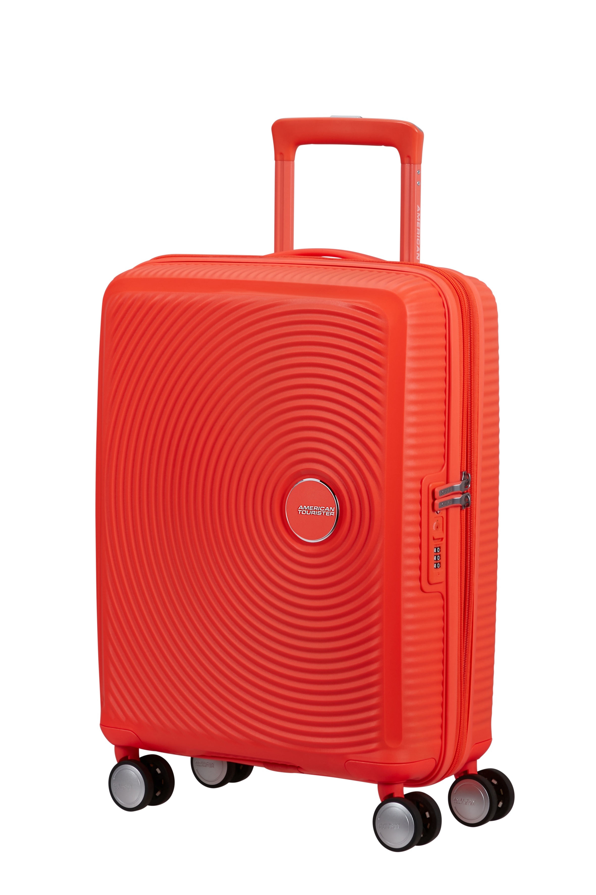 American Tourister Hartschalen-Trolley "SOUNDBOX, in verschiedenen Farben und Größen" 35,5 l 4 Rollen Reisekoffer Trolley Aufgabegepäck TSA-Zahlenschloss Volumenerweiterung