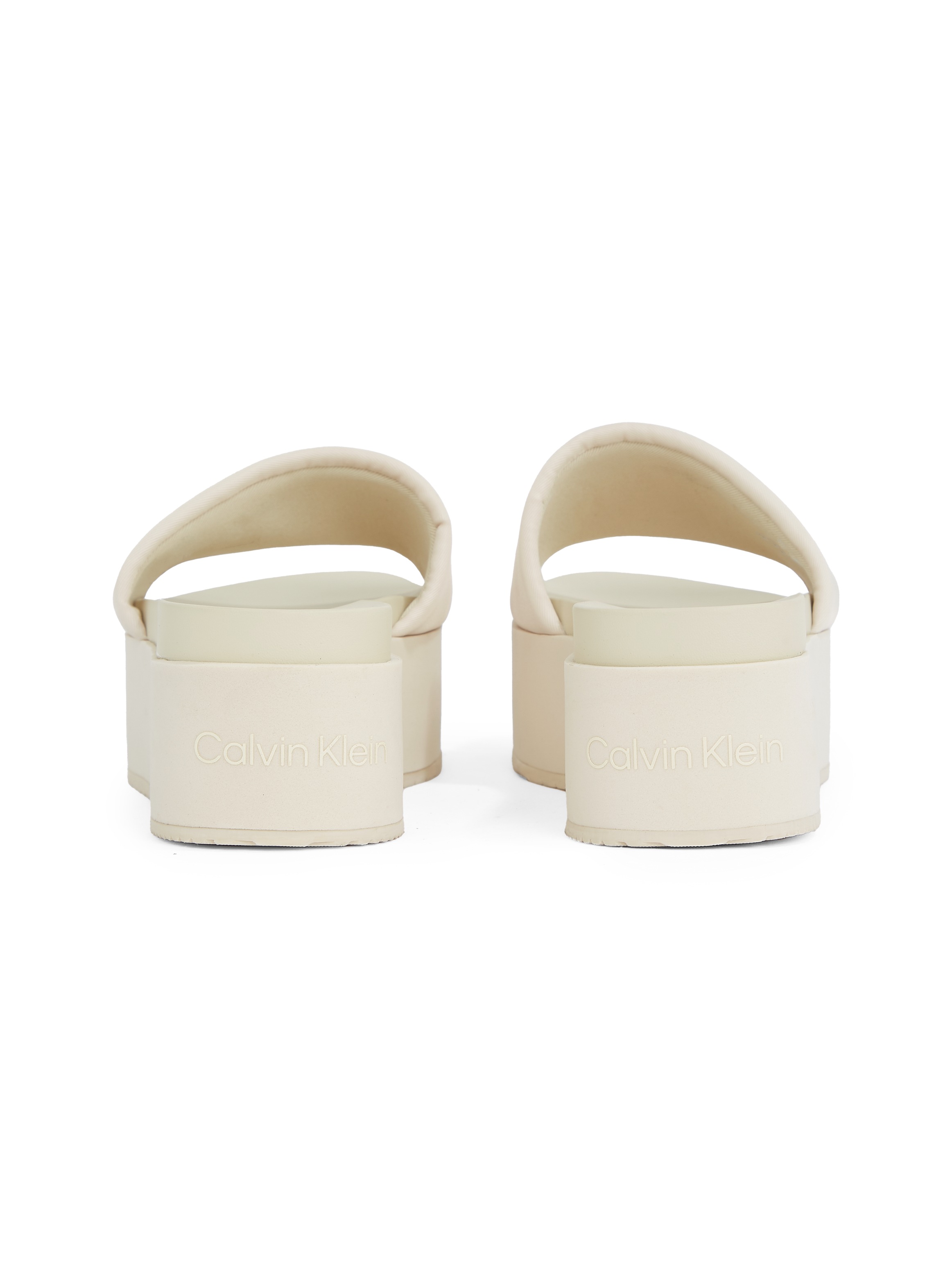 Calvin Klein Jeans "FLATFORM SANDAL SLIDE IN NYLON", Poolslides, Sommerschu günstig online kaufen