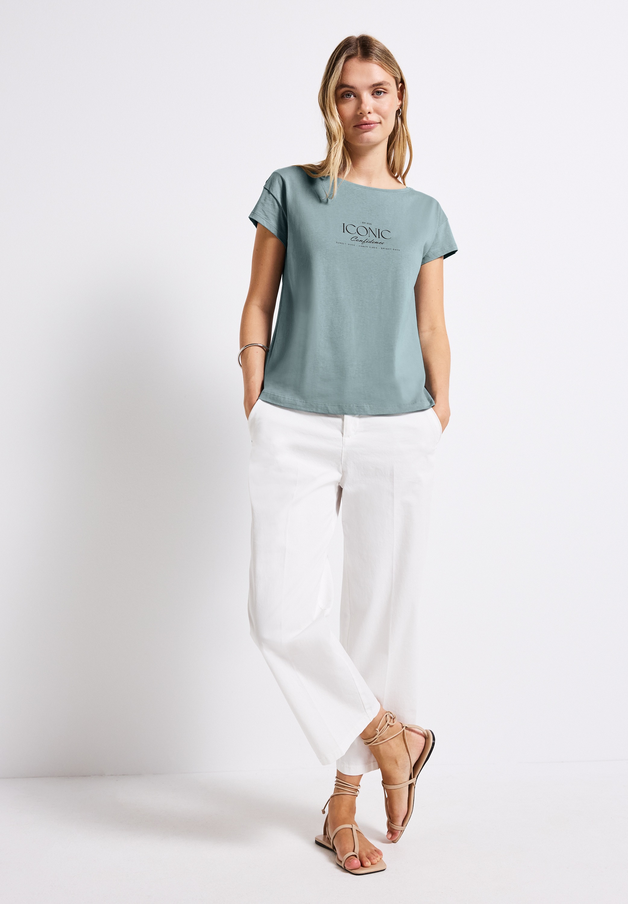 Thumbnail - STREET ONE T-Shirt aus reiner Baumwolle