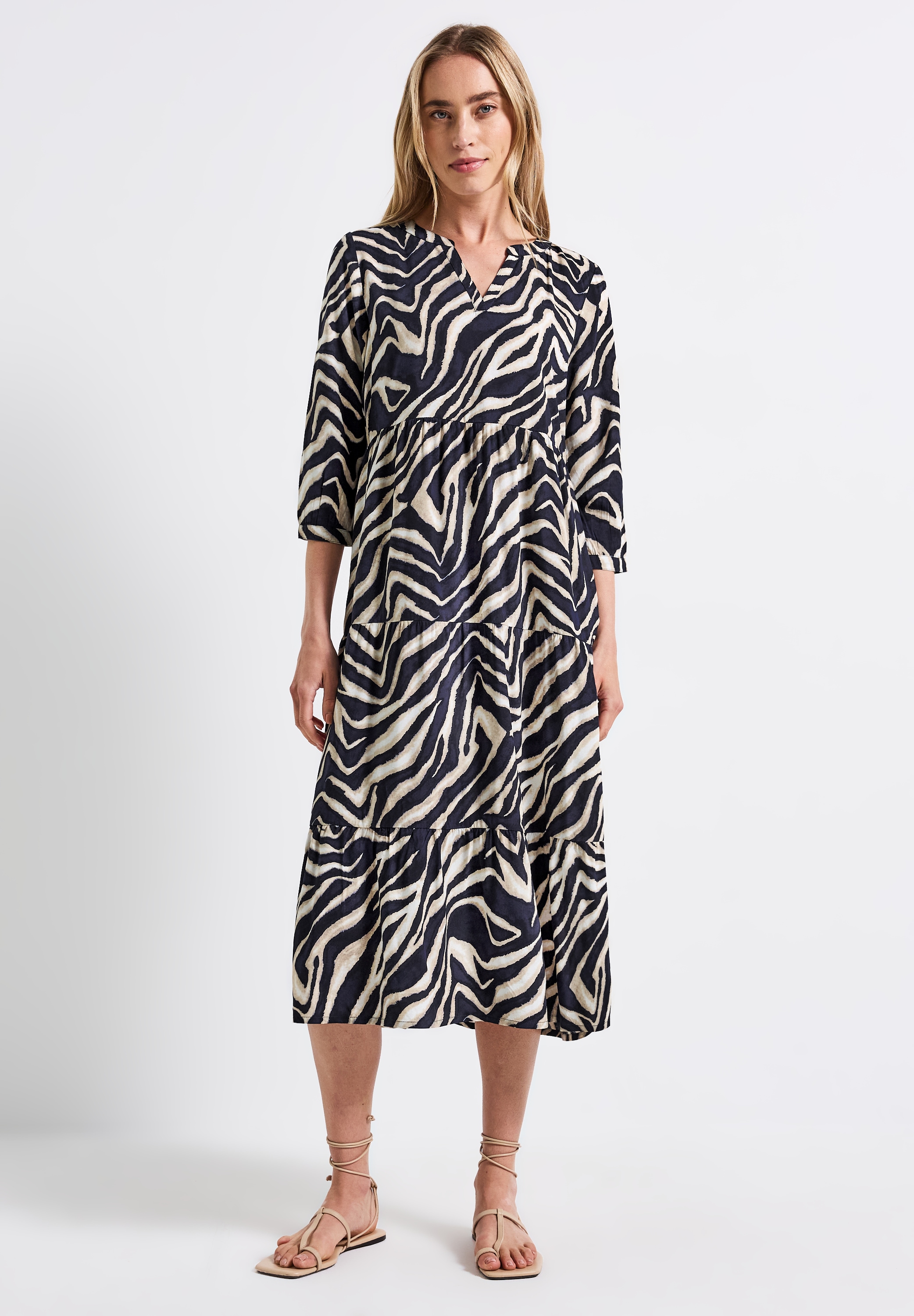 STREET ONE Midikleid, aus Viskose günstig online kaufen