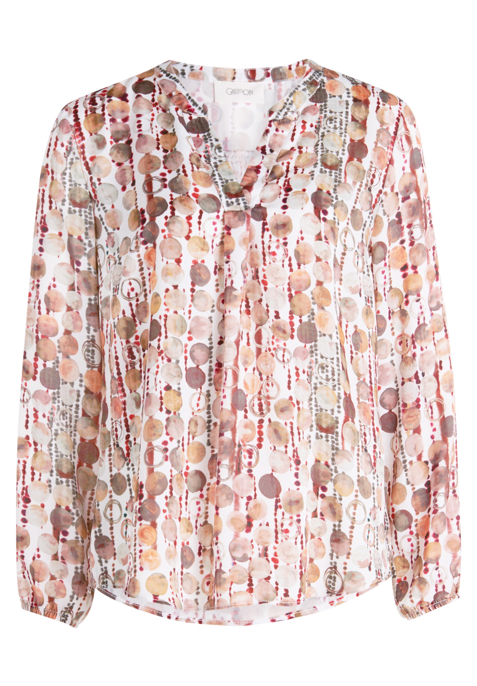 Cartoon Shirtbluse "Damen mit Muster" günstig online kaufen