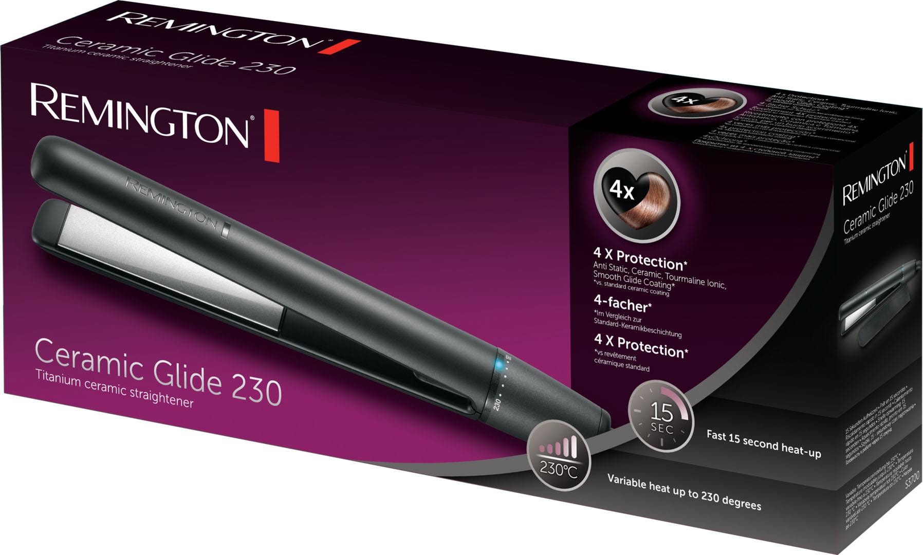 Remington Glätteisen »S3700 Glide Ceramic BAUR Beschichtung Keramik-Turmalin- | 230«