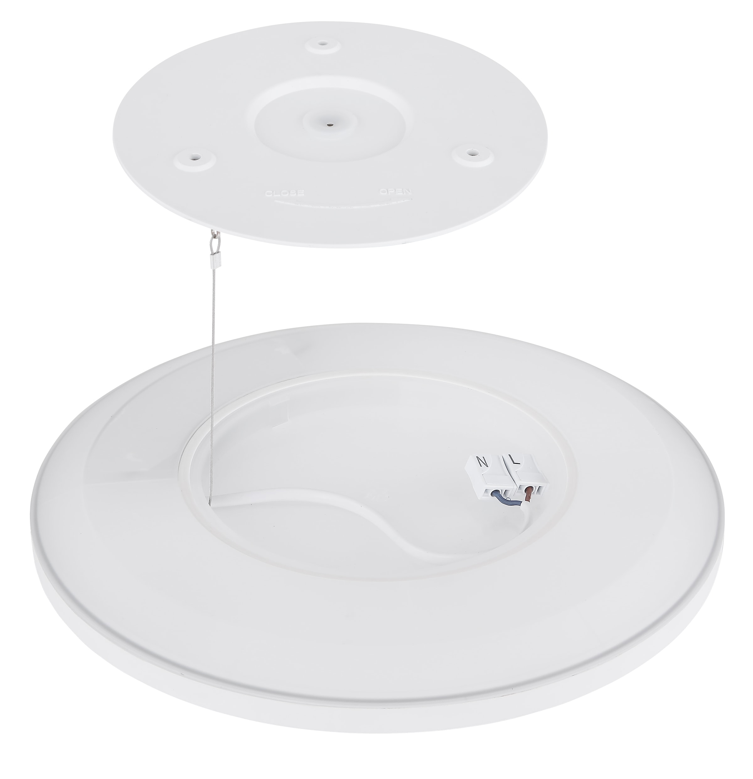 GLOBO LIGHTING LED Deckenleuchte »SAPANA«, Leuchtmittel LED-Modul | LED fest integriert, Deckenlampe/Quadrat/Wohnzimmer/Schlafzimmer/modern