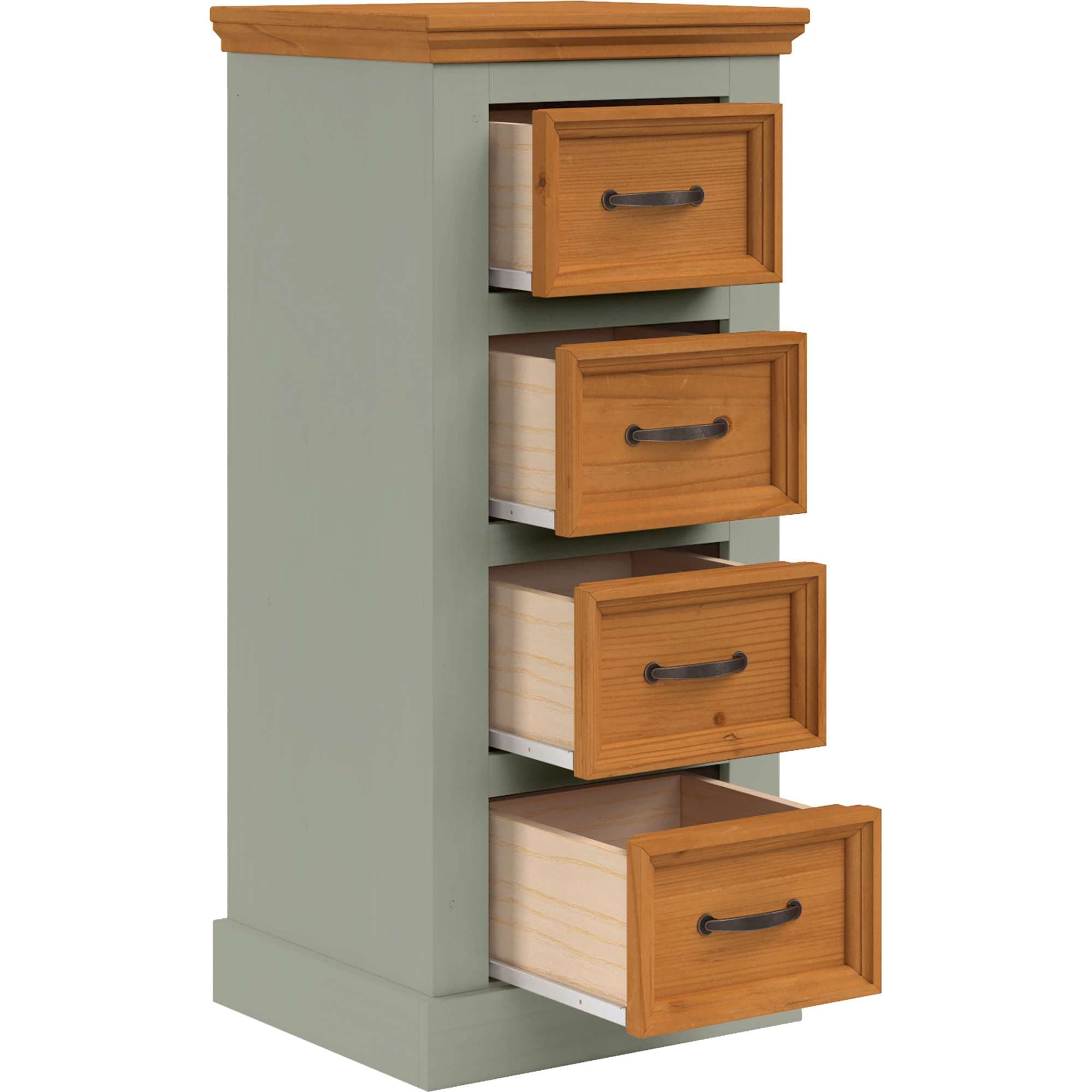 Home affaire Kommode »Selma«, mit 4 Schubkasten, Breite 45 cm