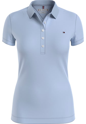 Tommy Hilfiger Poloshirt »SLIM ROUND-NK TOP SS«, mit seitlich kleinen Schlitzen &... kaufen Tommy Hilfiger Poloshirt »SLIM ROUND-NK TOP SS«, mit seitlich kleinen Schlitzen &... kaufen