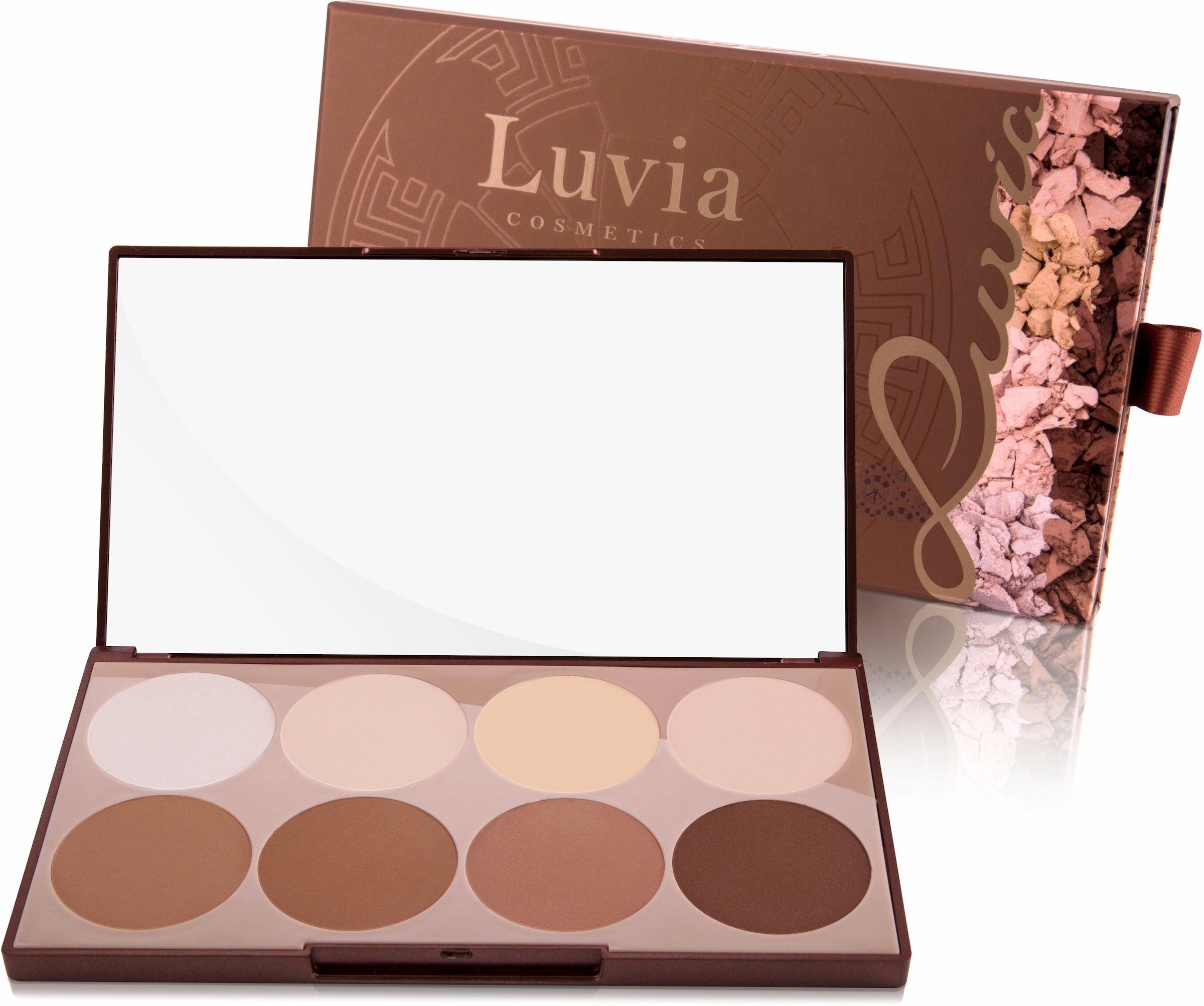 Luvia Cosmetics Contouring-Palette »Essential Contouring Shades Vol. 1«, (8 tlg.), 8 Farben