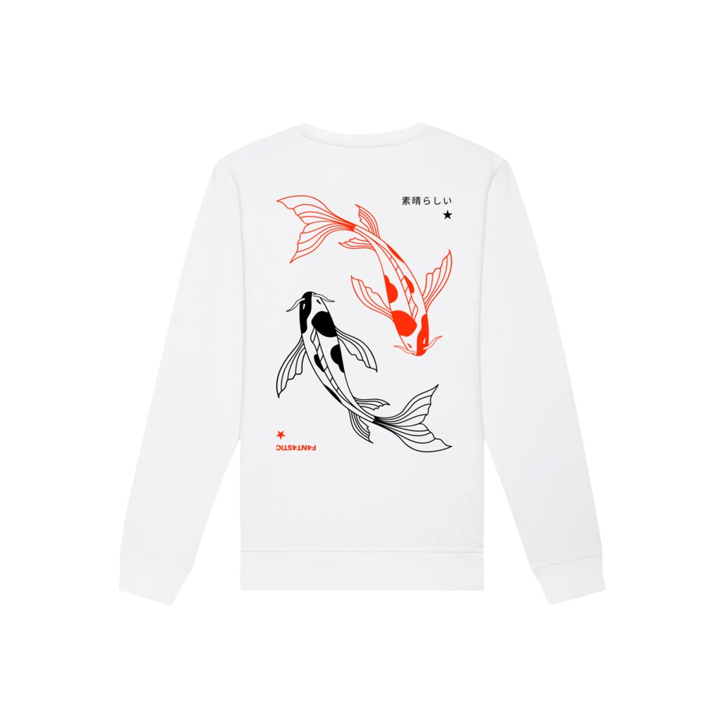 F4NT4STIC Sweatshirt »Koi Japan«