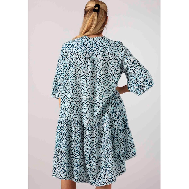 Zwillingsherz Sommerkleid, mit grafischem Muster für kaufen | BAUR