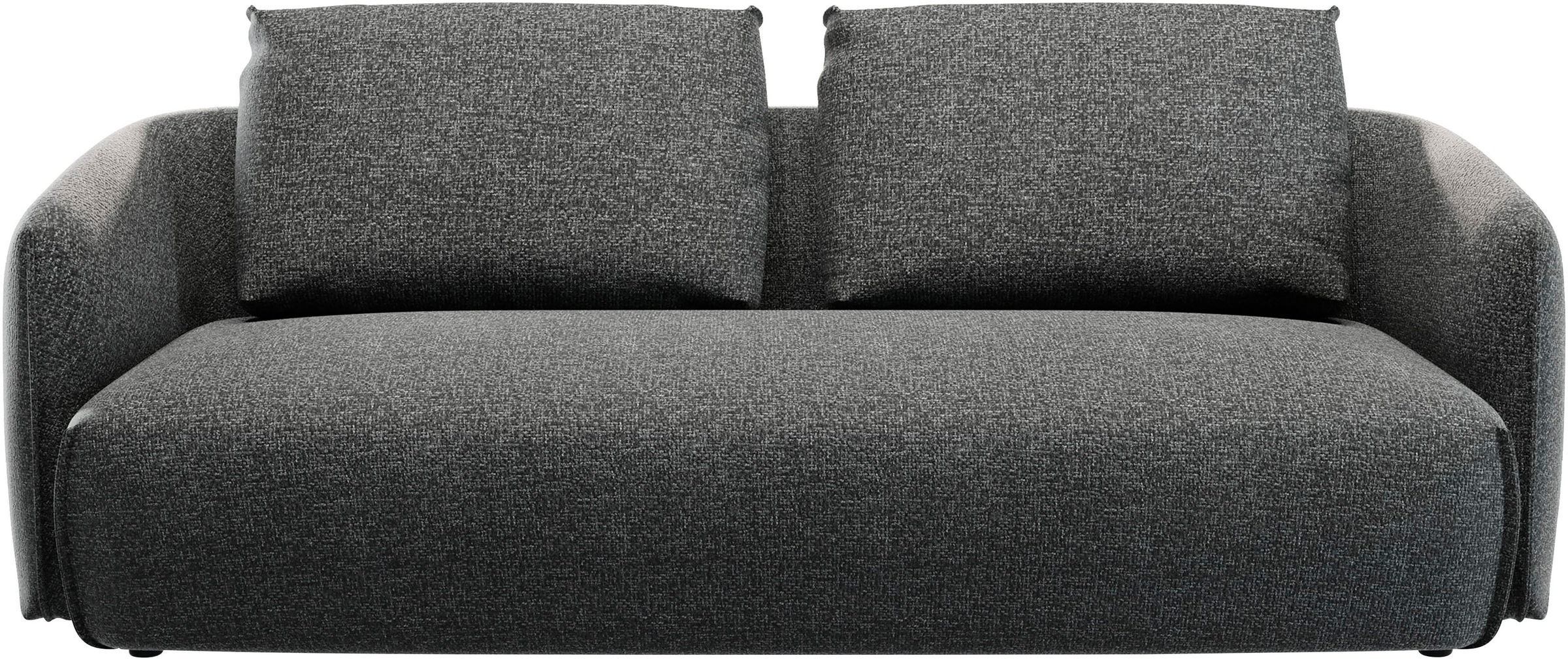 TRENDMANUFAKTUR 3-Sitzer "Shawn Designsofa, elegant geschwungen Armlehnen, günstig online kaufen