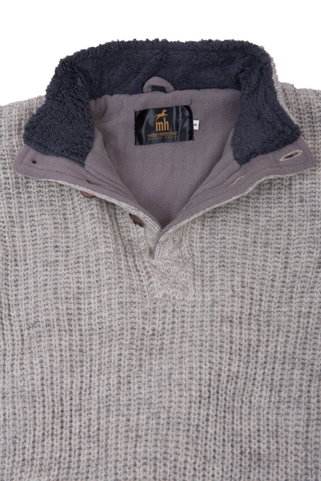 Thumbnail - DEPROC Active Strickfleecejacke "Wollpullover mit Fleece ELKFORD MEN"